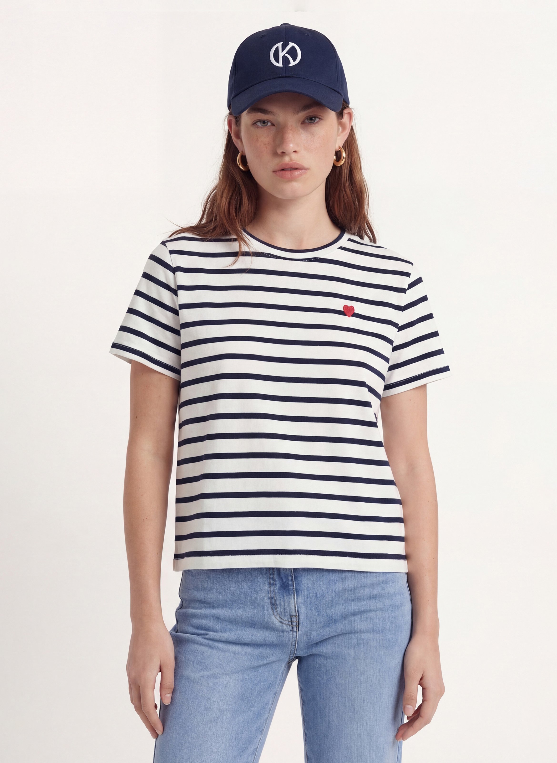 Tee-shirt col rond en coton KOOKAI