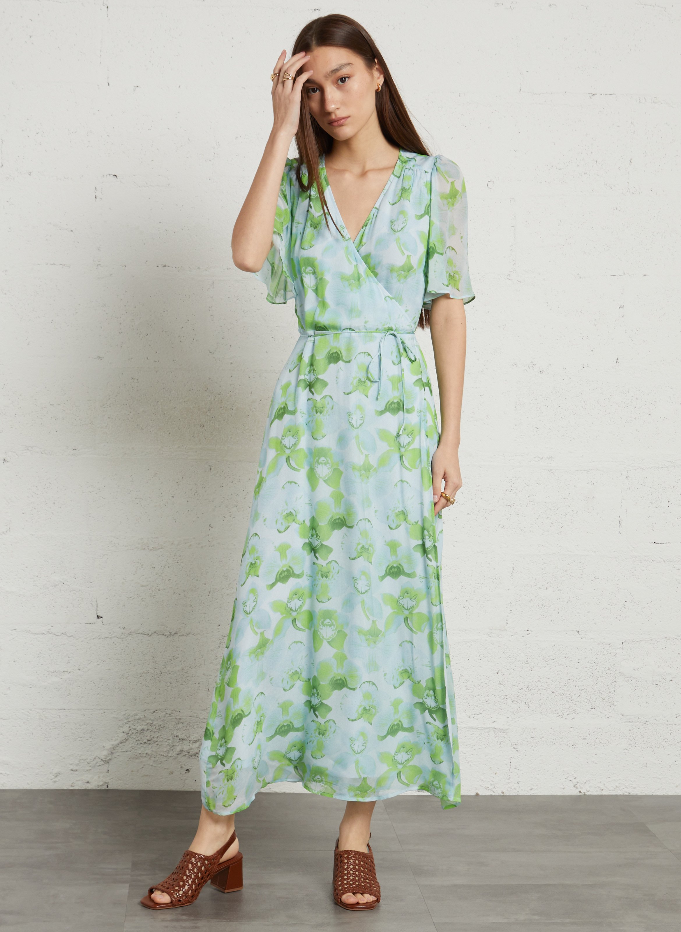 Alice - Ledersandalen mit Absatz BOCAGE Braun