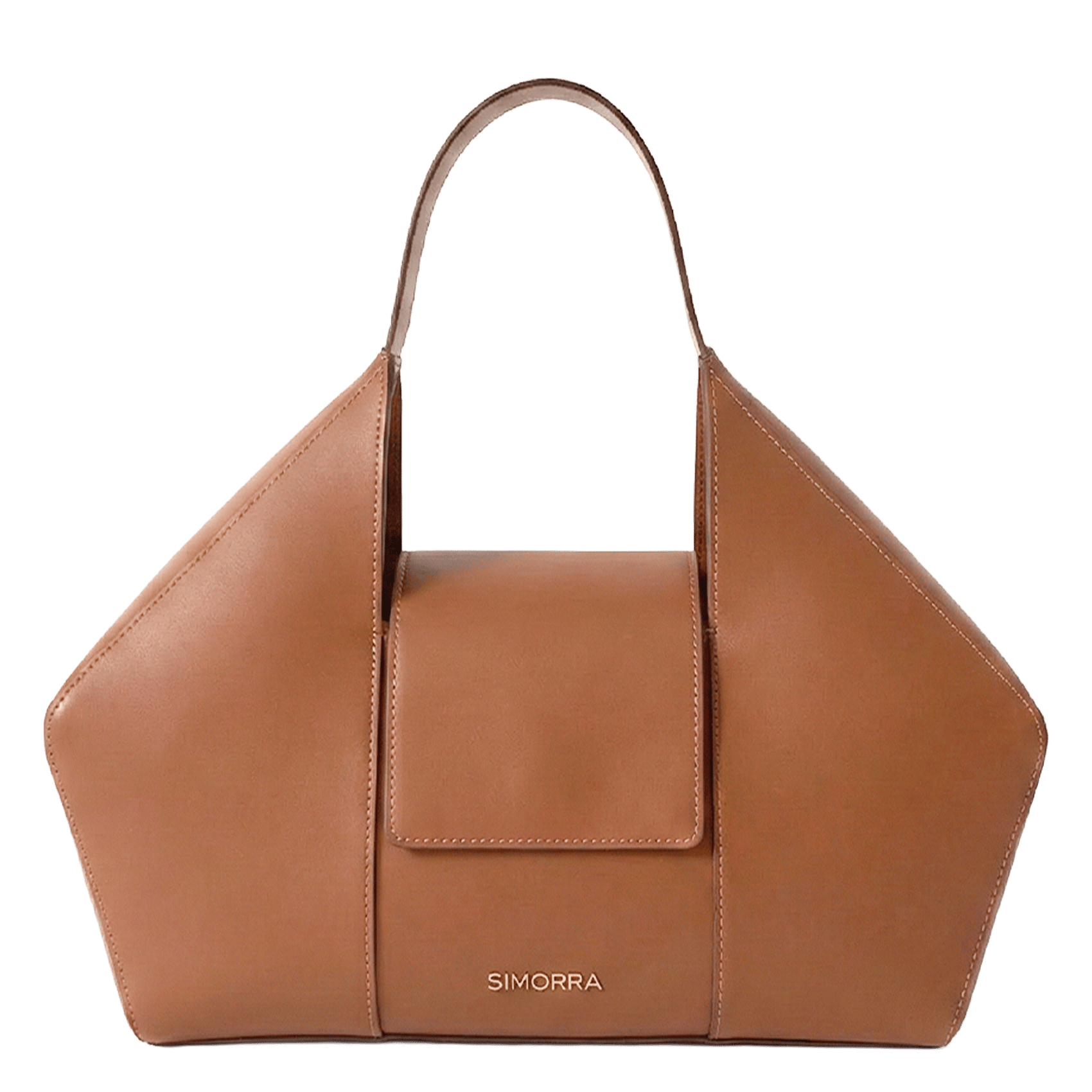 Sac cabas en cuir SIMORRA Marron
