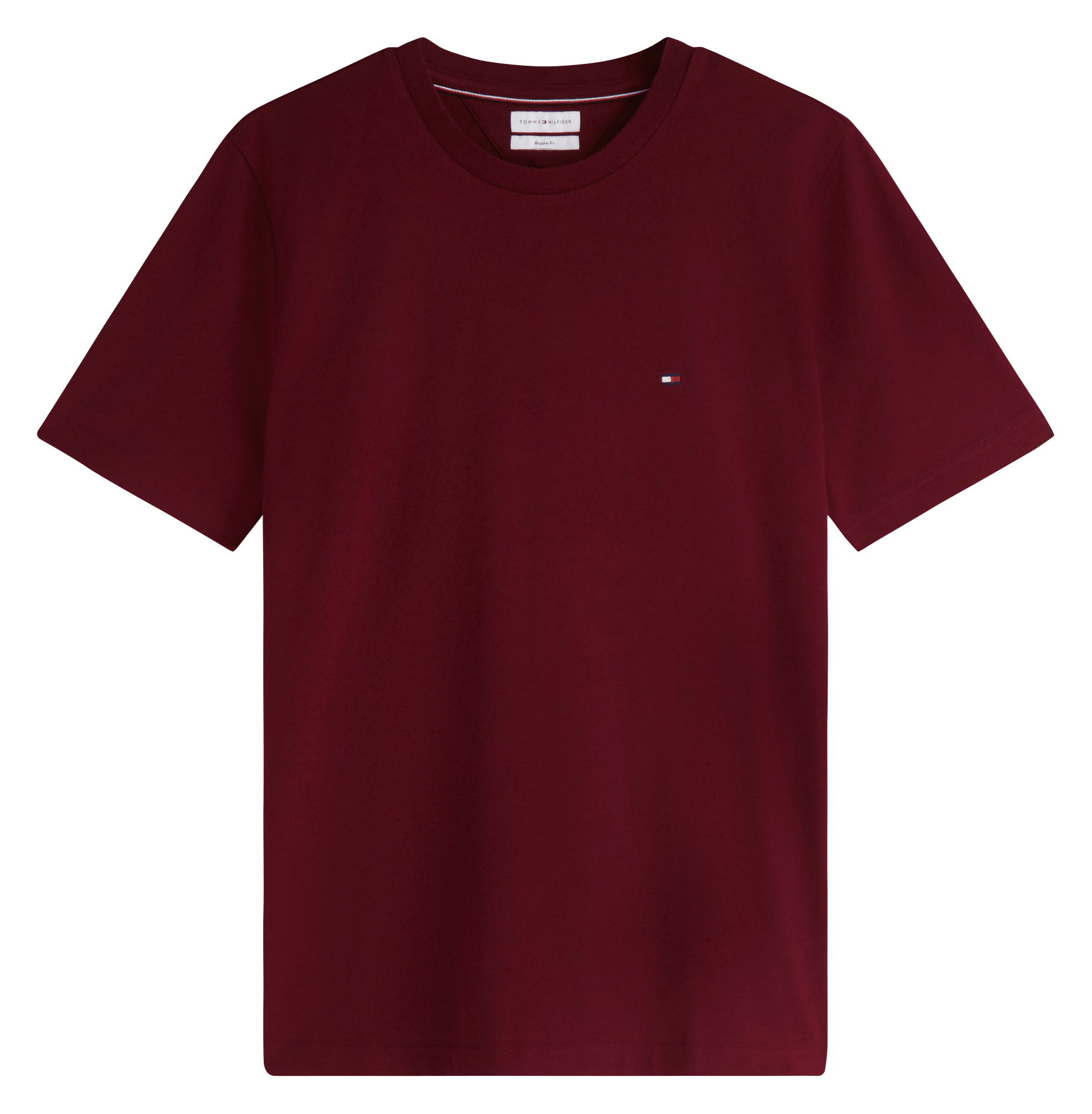 Round-neck cotton T-shirt TOMMY HILFIGER Purple