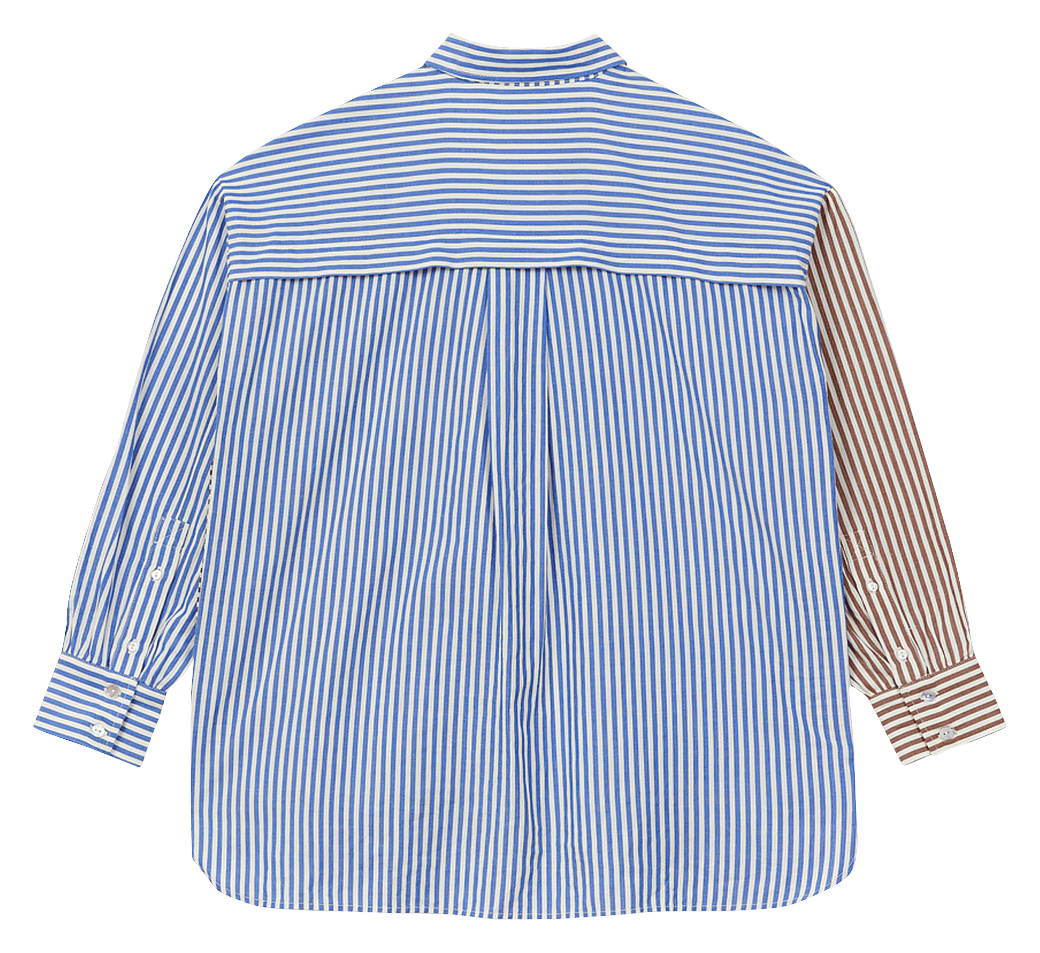 Striped cotton shirt A.P Blue