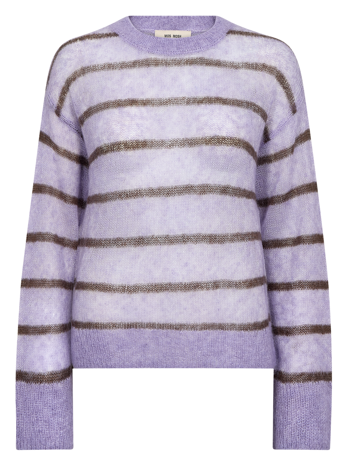 Pull droit en laine mélangée MOS MOSH Violet