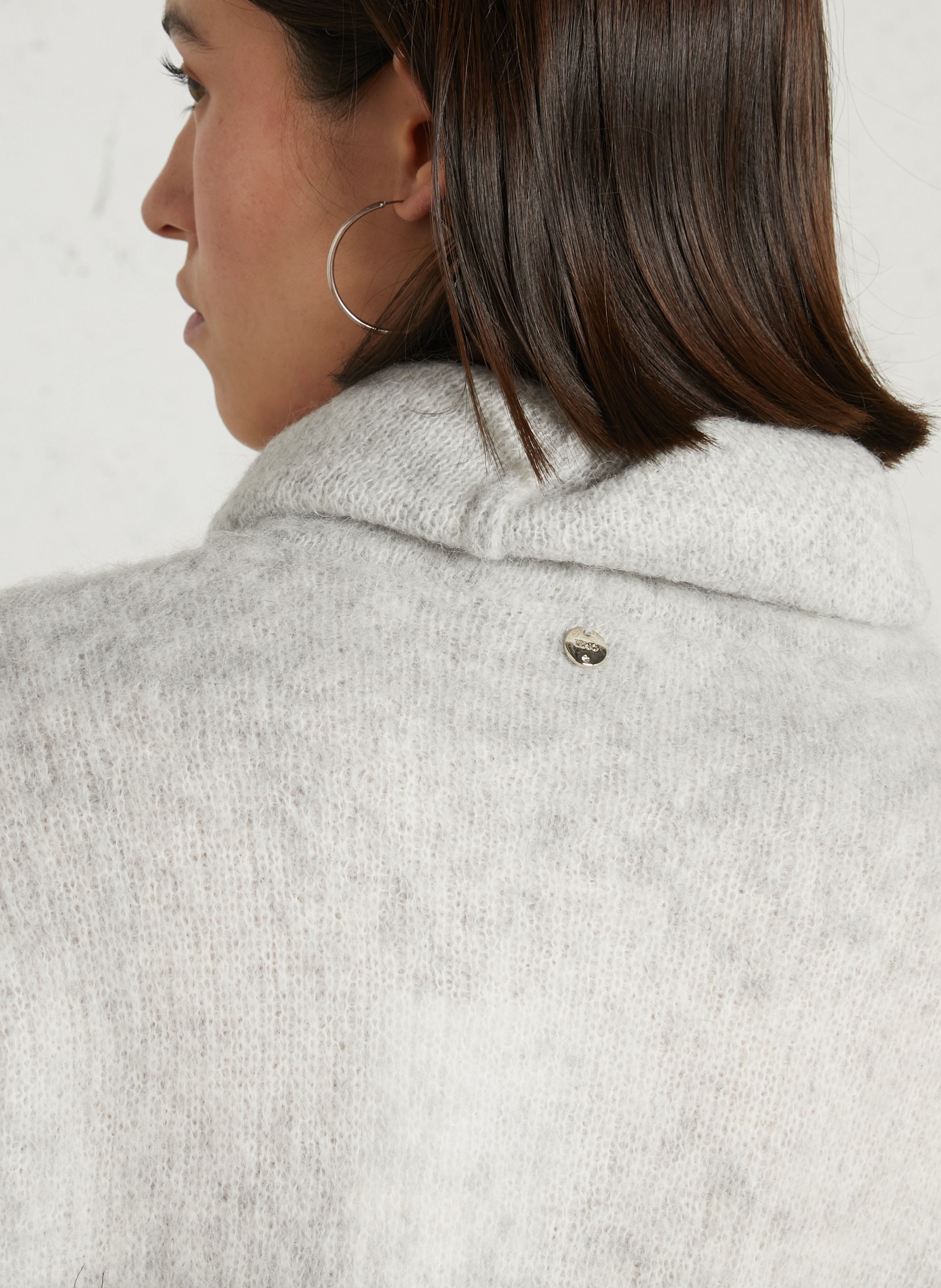 Oversize Rollkragenpullover LIU JO Grau