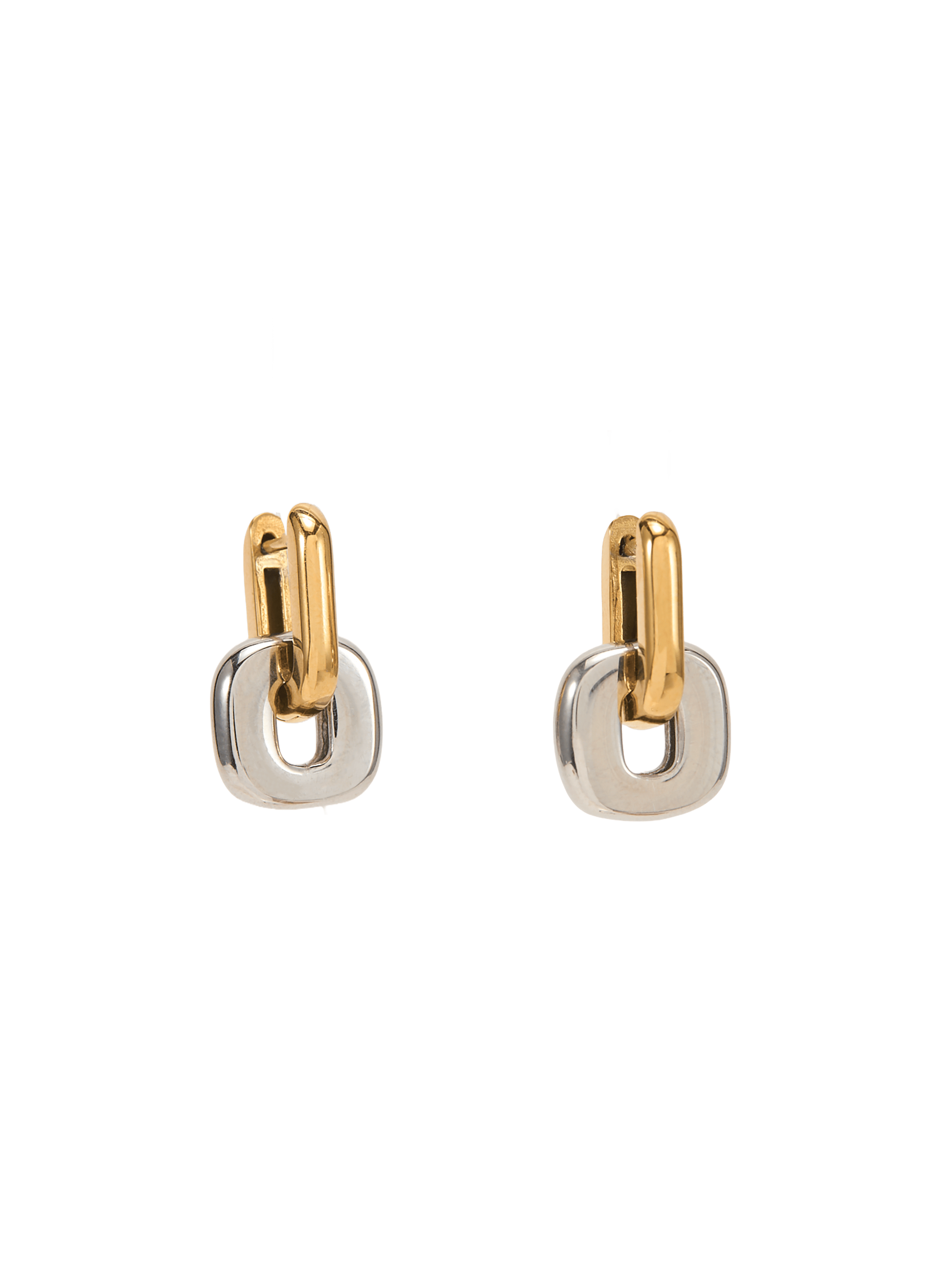 Square pendant earrings AU PRINTEMPS PARIS Silver