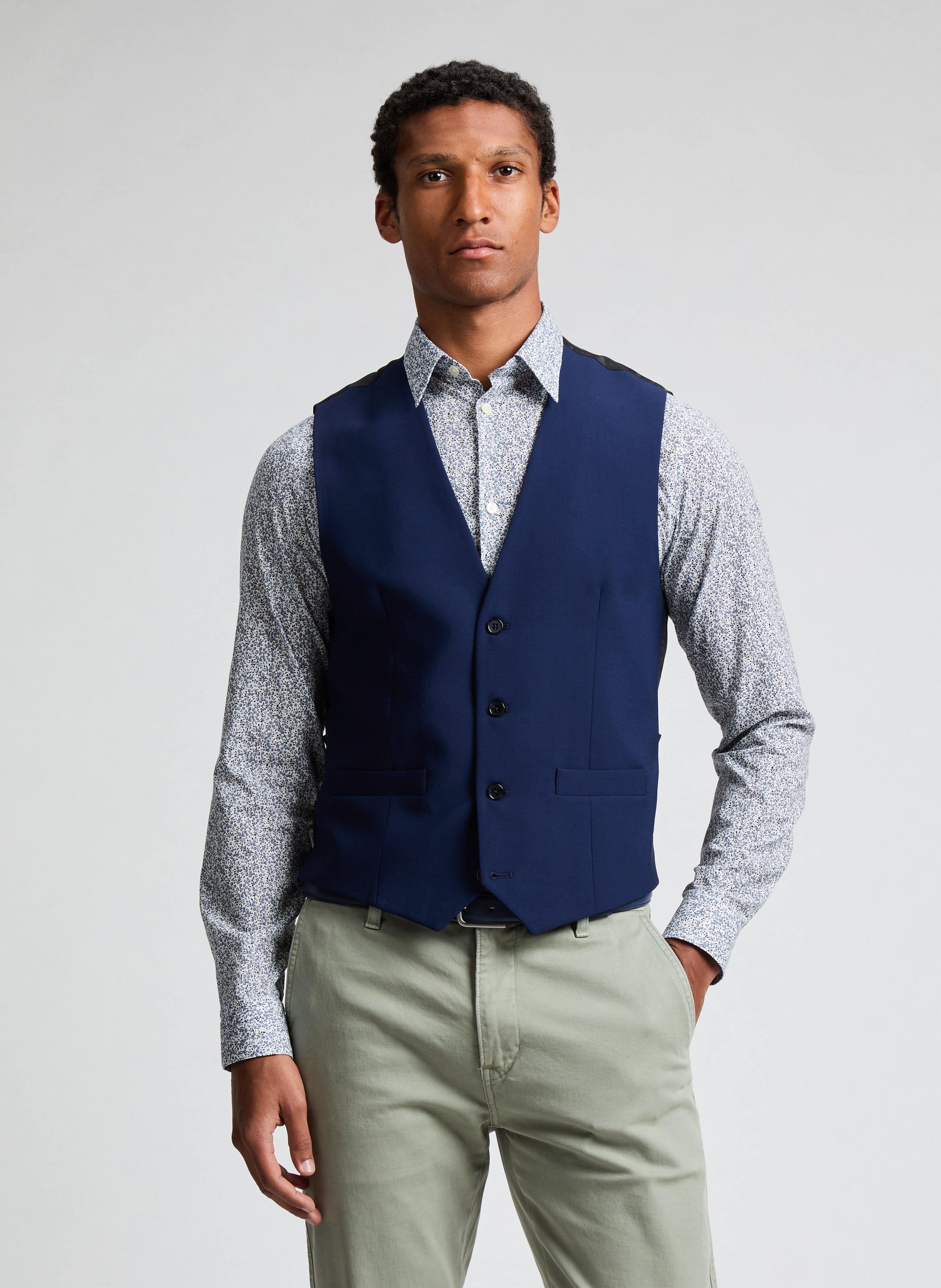 Woolen blazer dostum-g AU PRINTEMPS PARIS Blue
