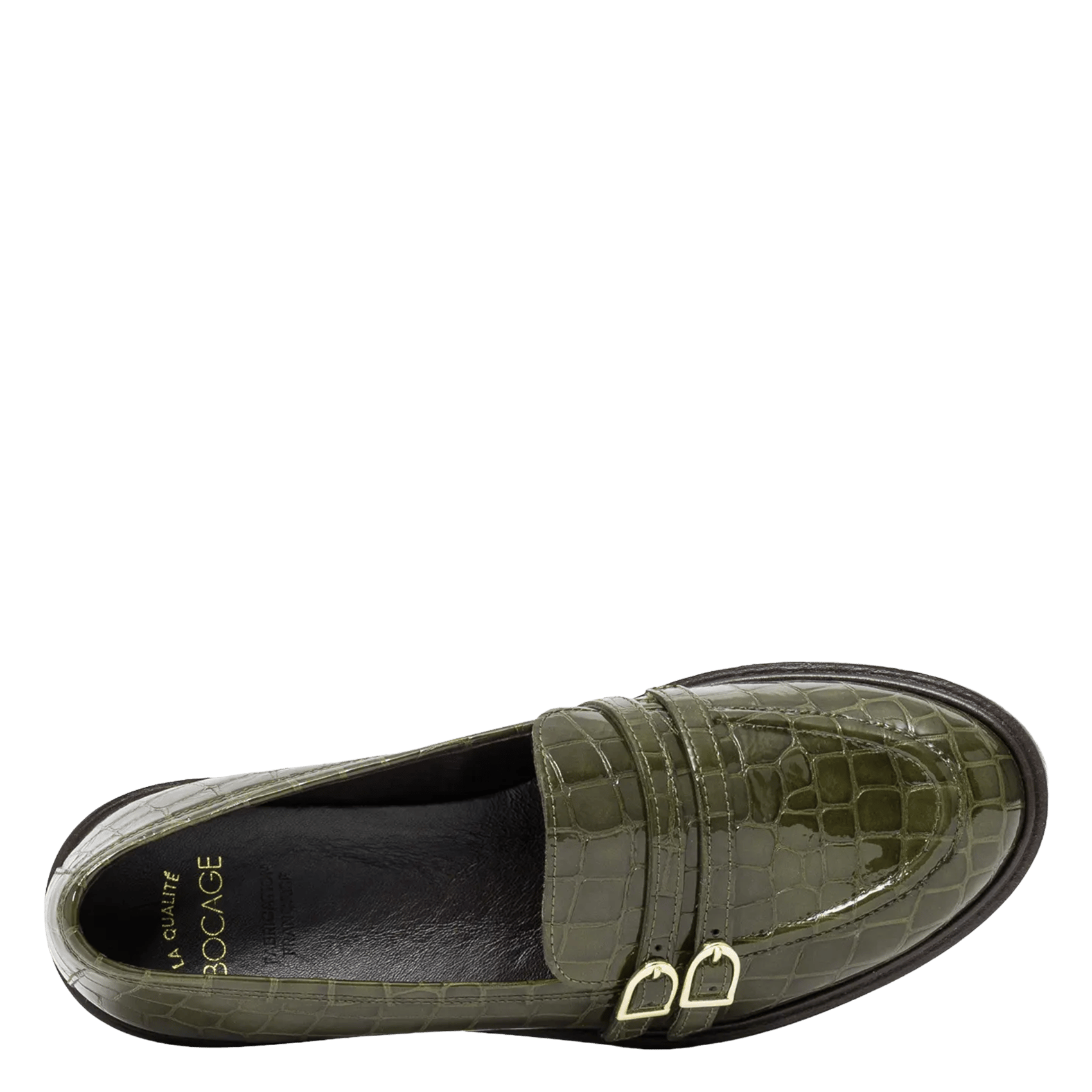 Mocassins en cuir BOCAGE Vert