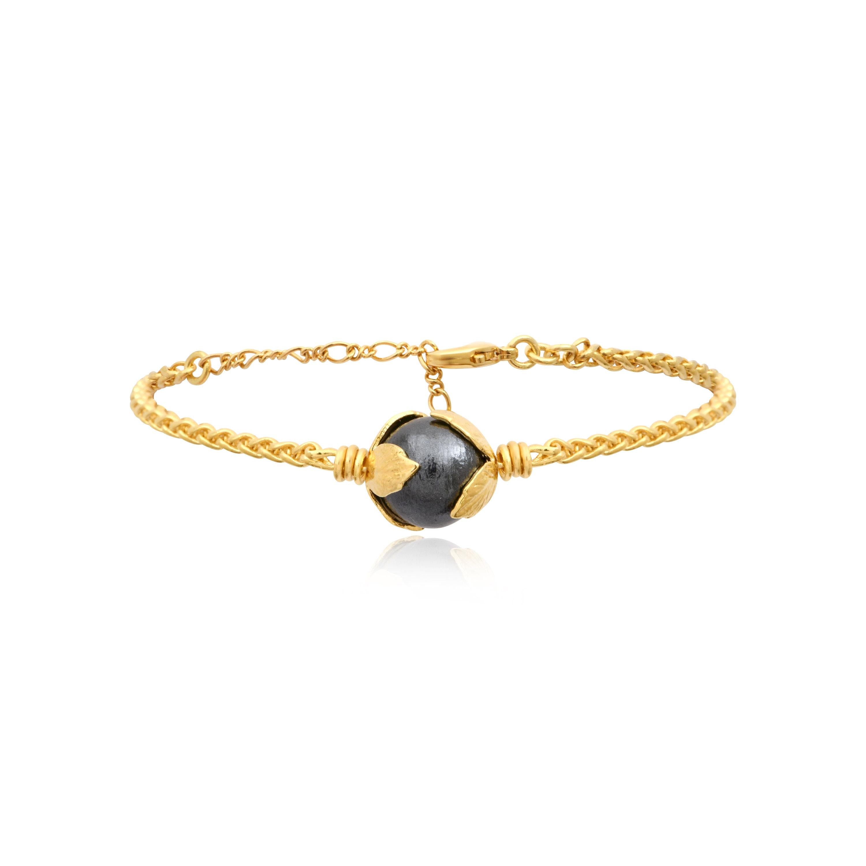 Fine bracelet   gold-plated SATELLITE PARIS Black