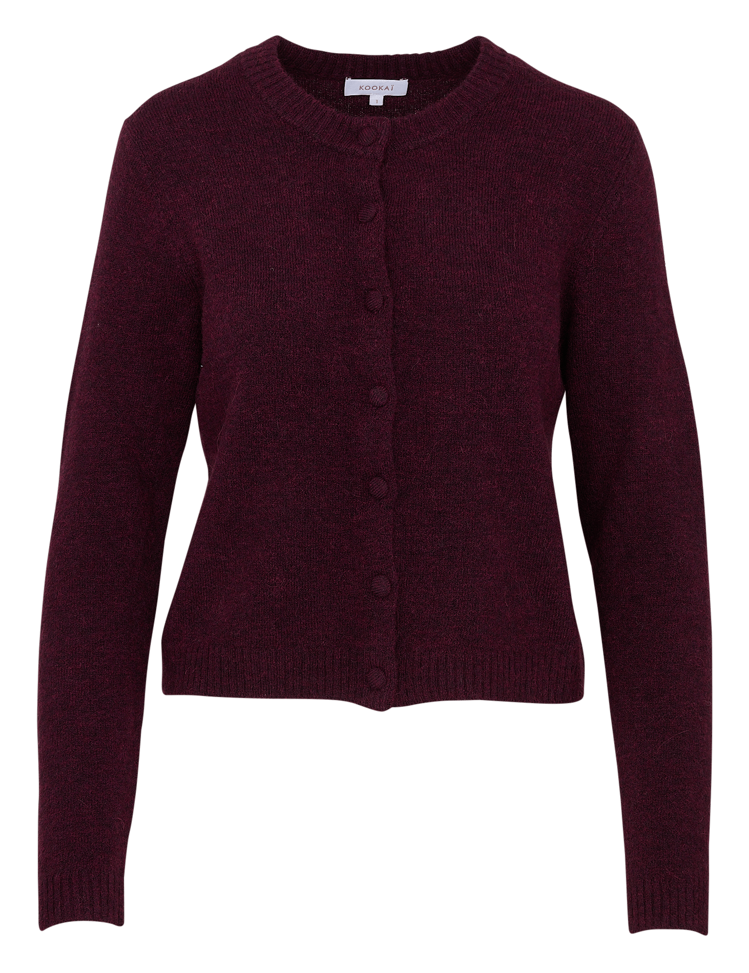 Gilet droit à col rond KOOKAI