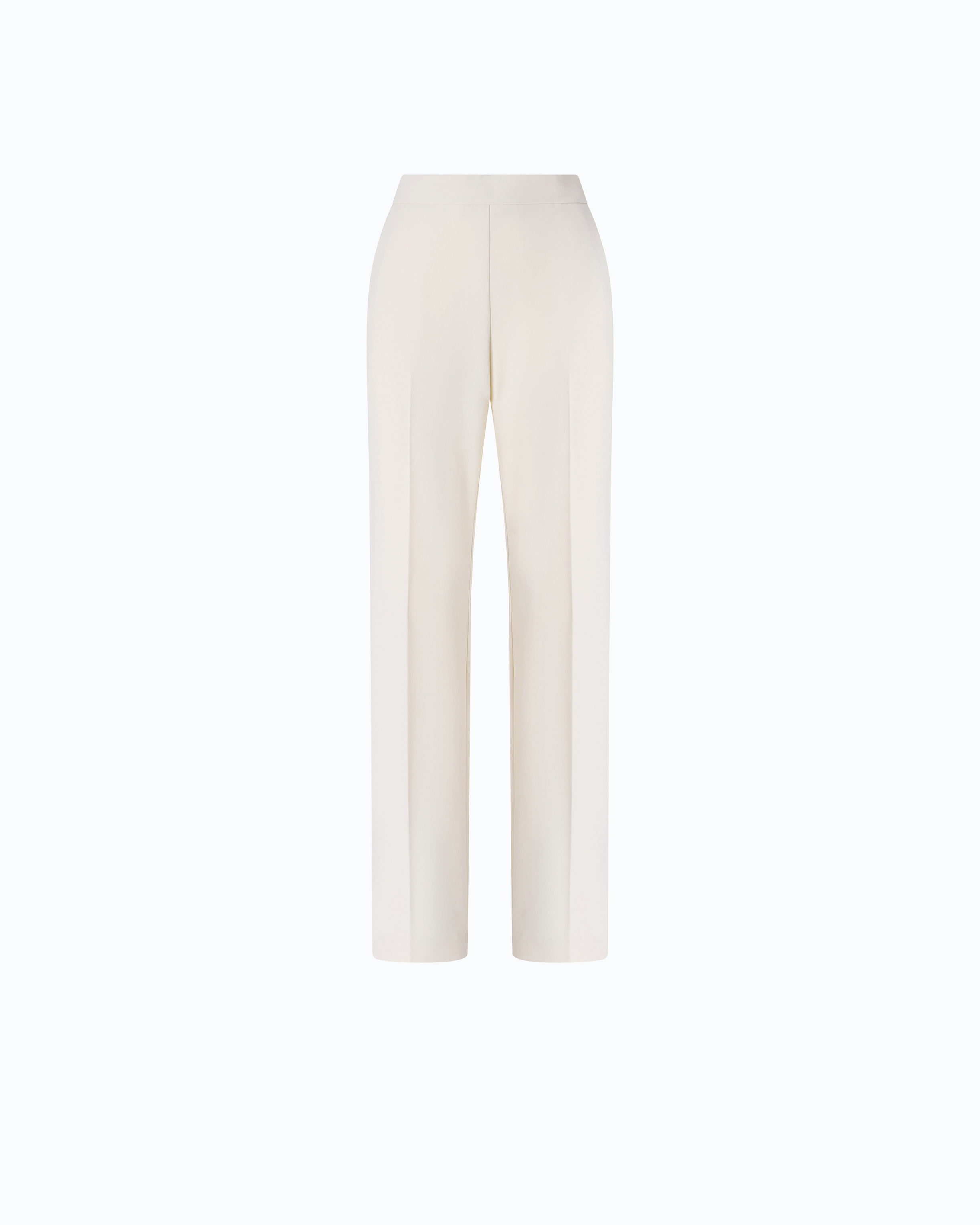 Trousers with prominent pleats PINKO White