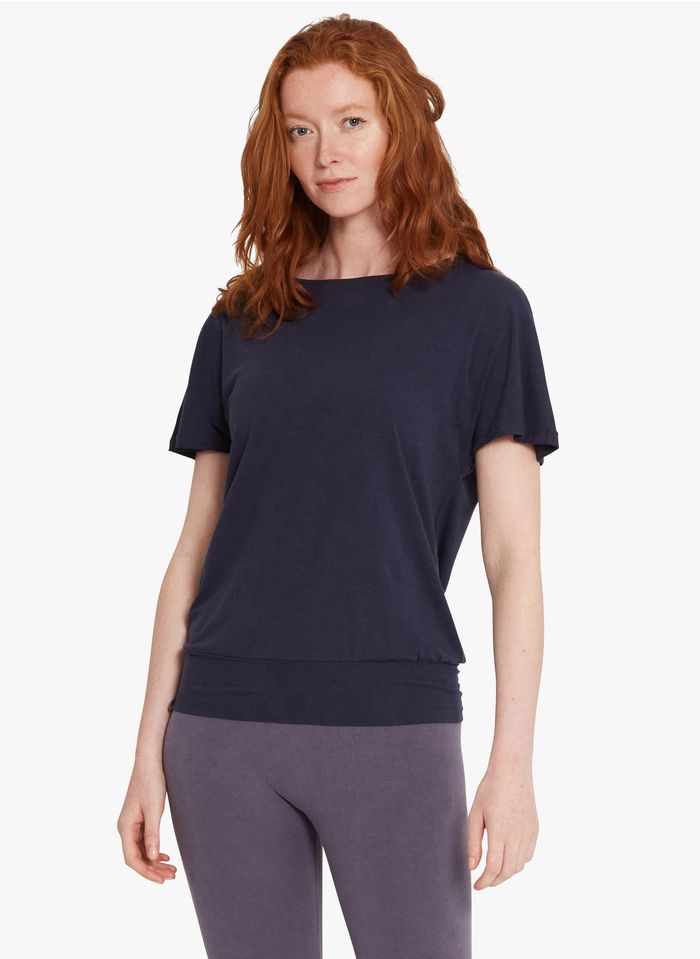 Yoga-t-shirt Navy Yoga Searcher - Dames