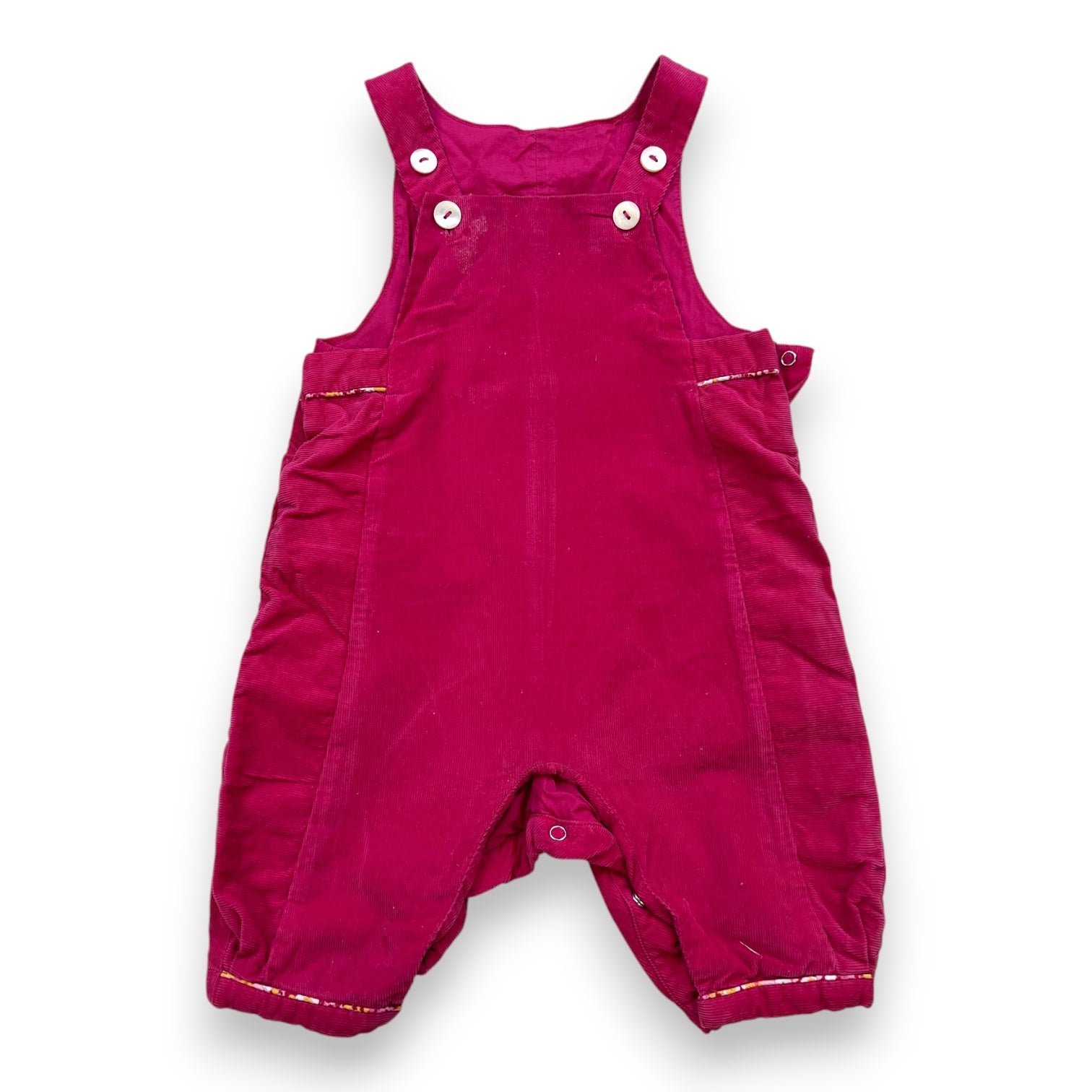 Pink baby overalls - 6 months JACADI - Seconde Main Pink