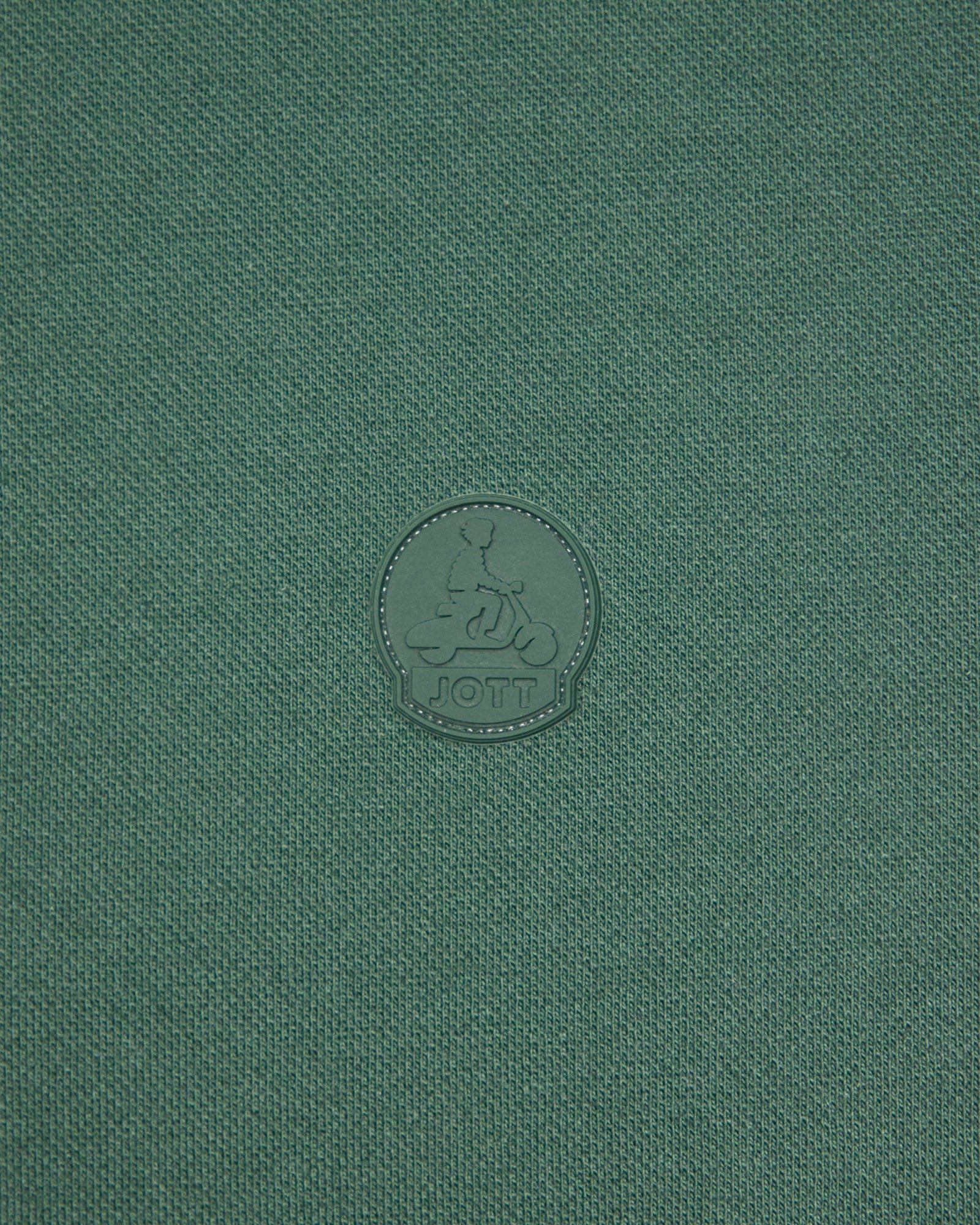 Carlos long-sleeve cotton polo JOTT Green