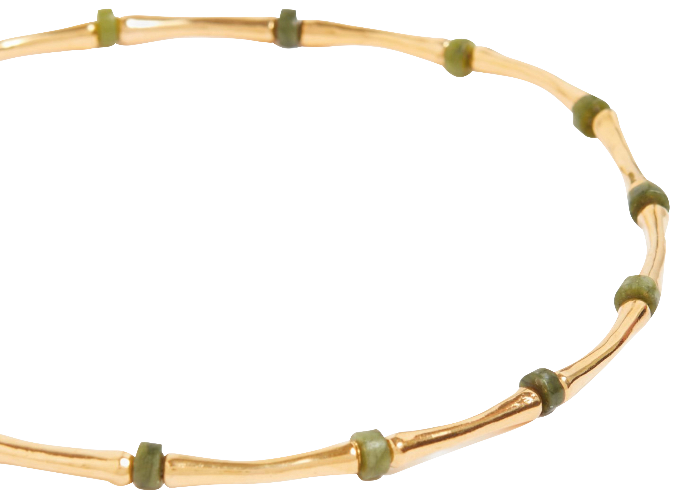 Collier en laition Doré