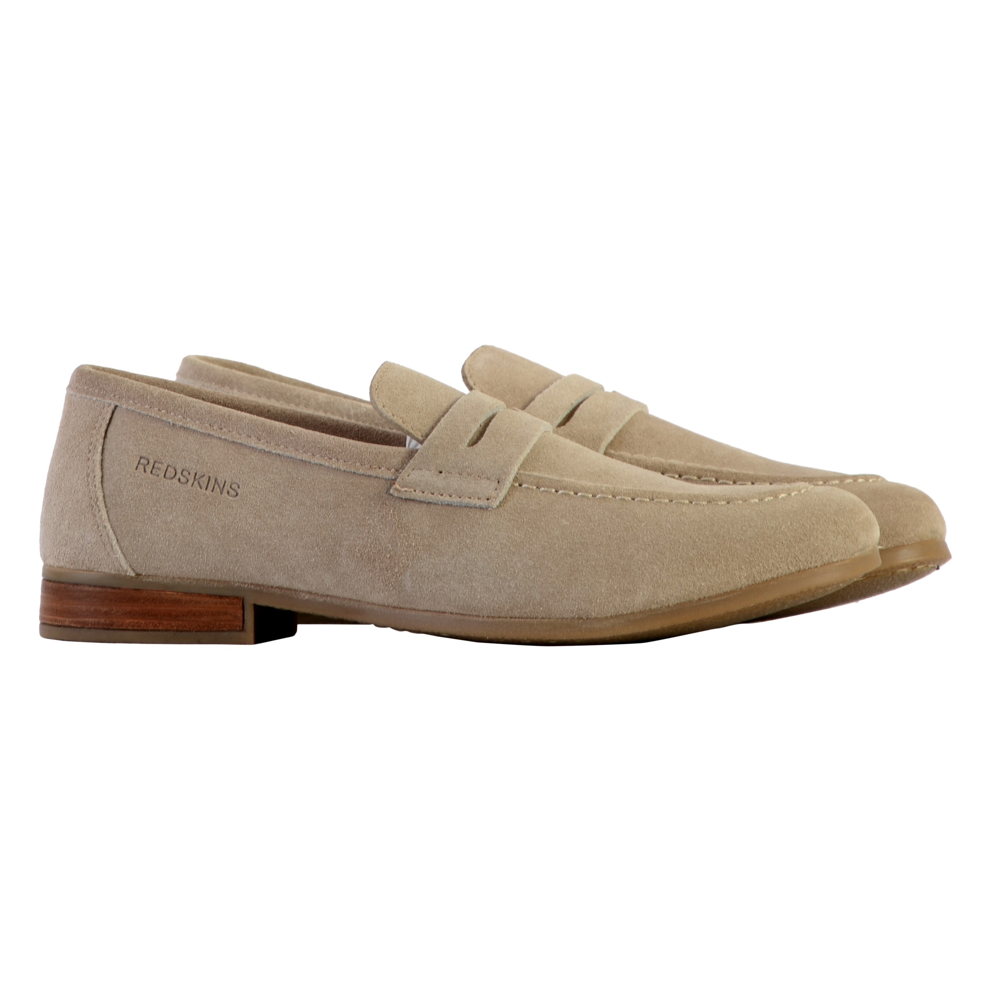 Mocassin cuir  lutin REDSKINS Marron