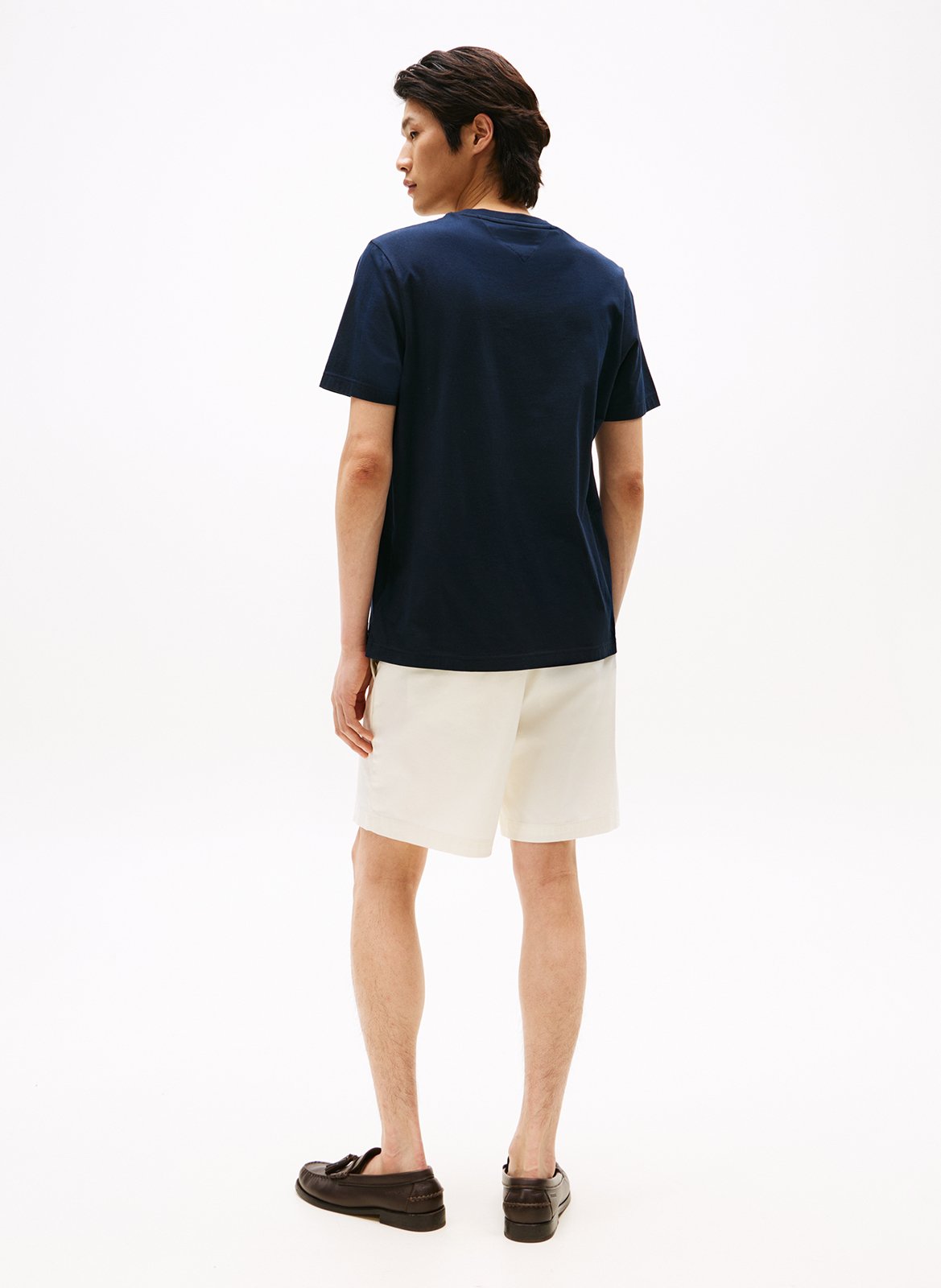 Straight cotton T-shirt TOMMY HILFIGER Blue