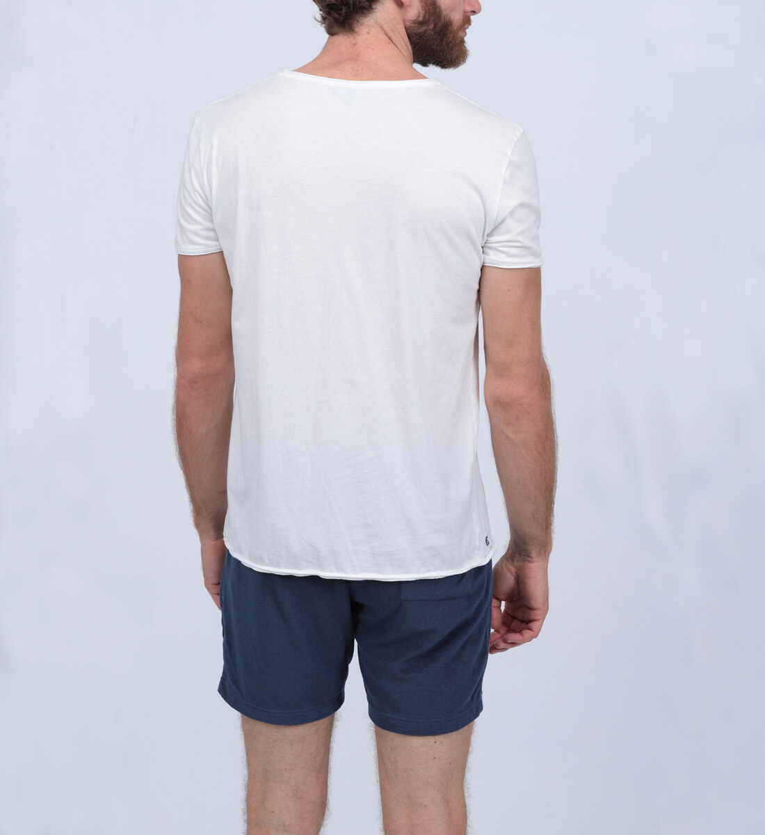 T-shirt with Tunisian collar GILI'S White
