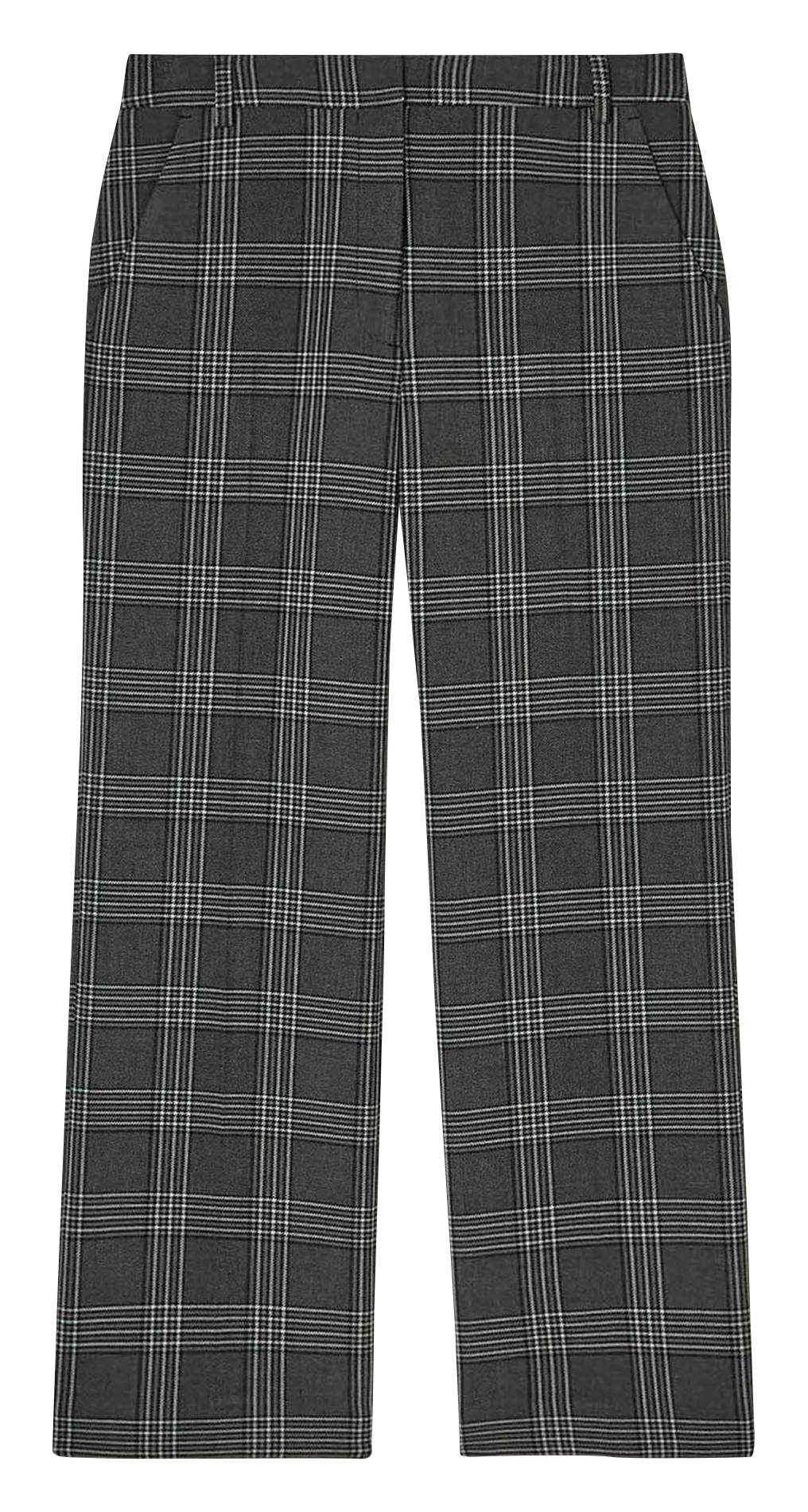 Pantalon droit imprimé TARA JARMON Gris