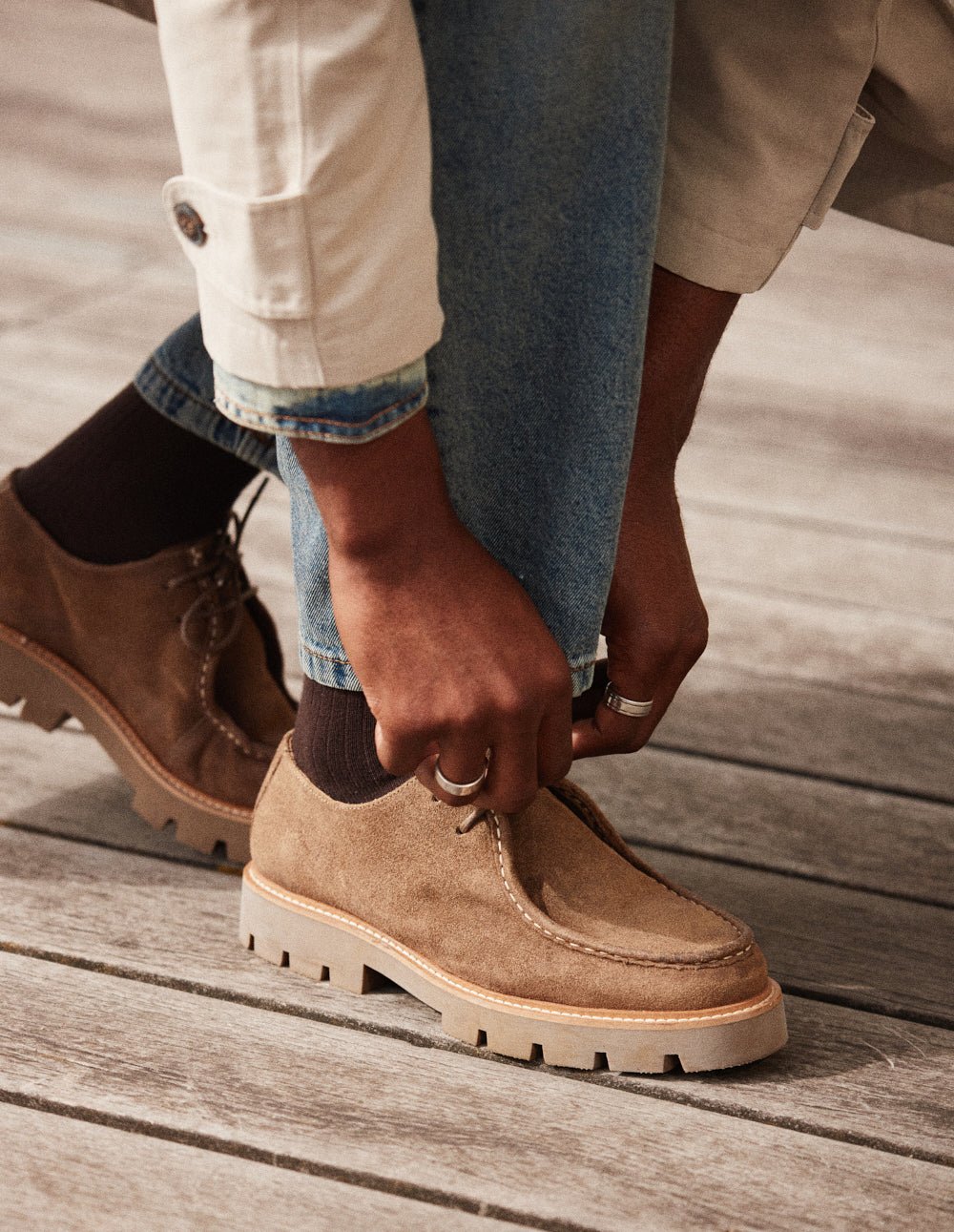 Derby shoes ODAJE EX. M.MOUSTACHE Brown