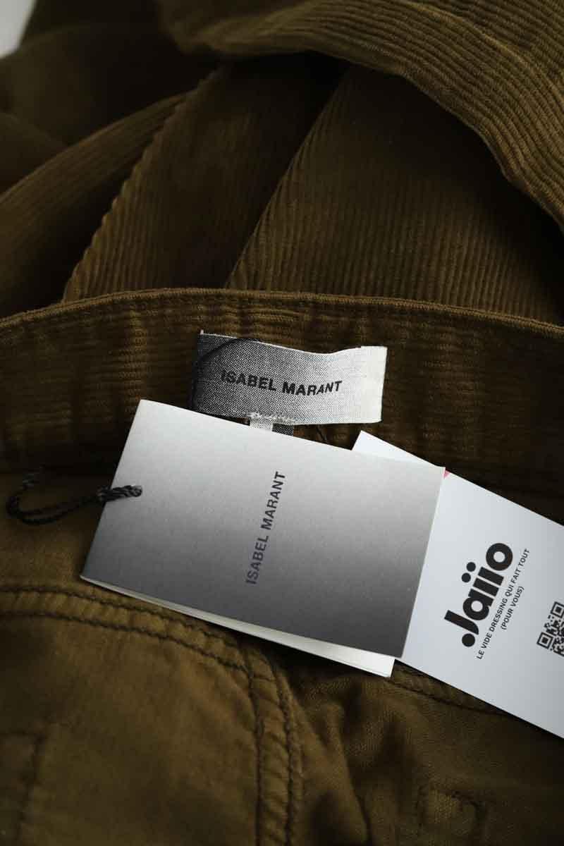 Carrot trousers ISABEL MARANT - Seconde Main Khaki