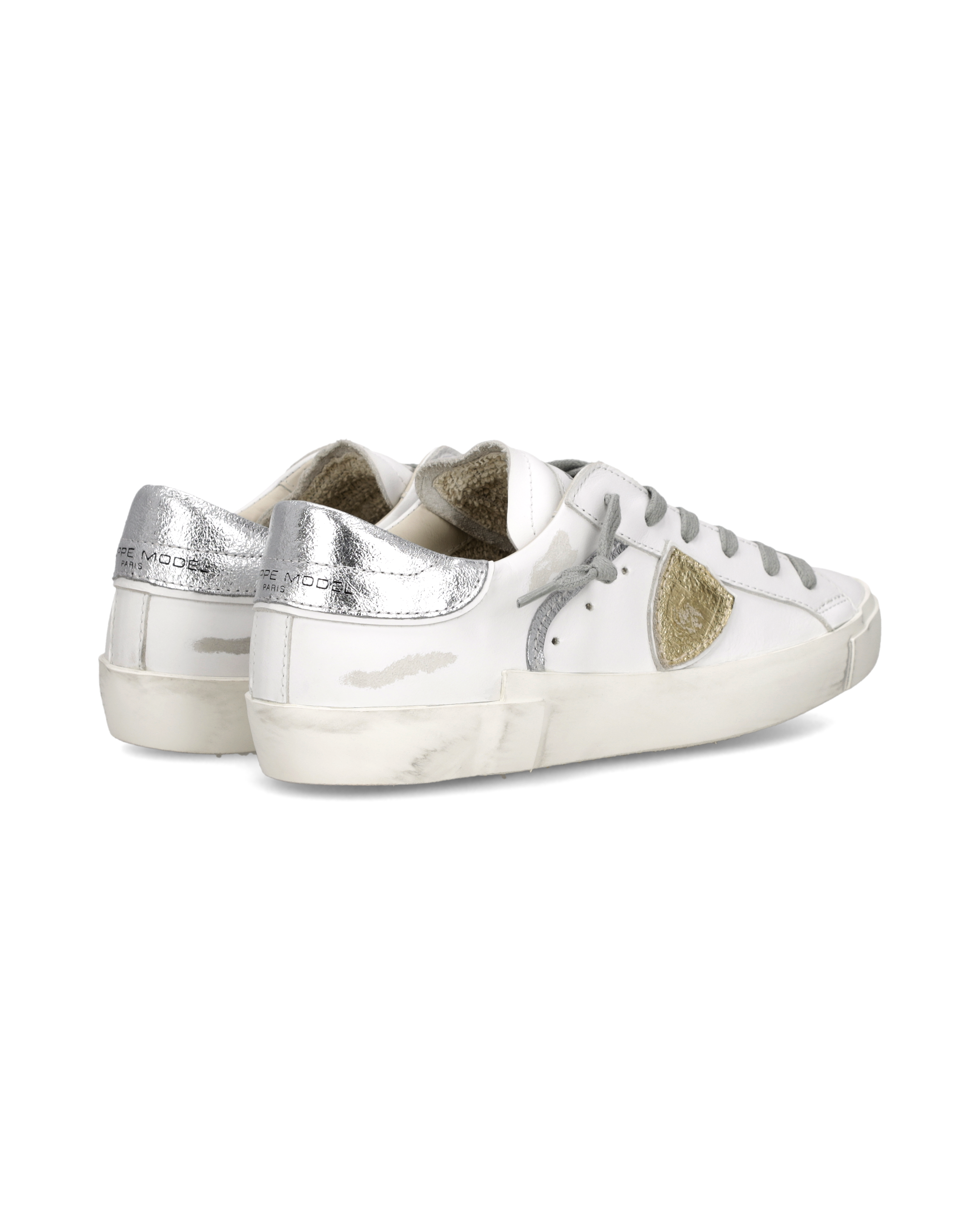 Tennis sneakers. PHILIPPE MODEL Silver