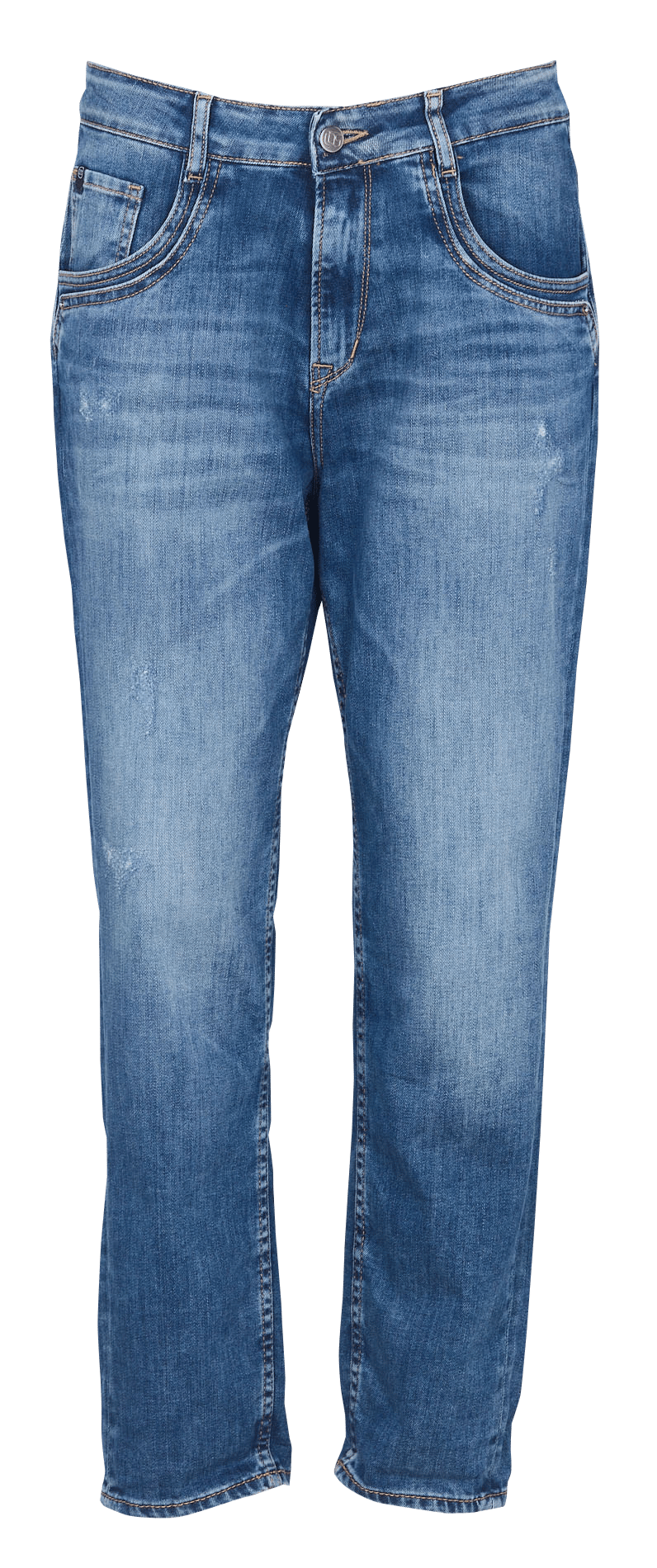 Rechte jeans - katoenblend LE TEMPS DES CERISES Blauw