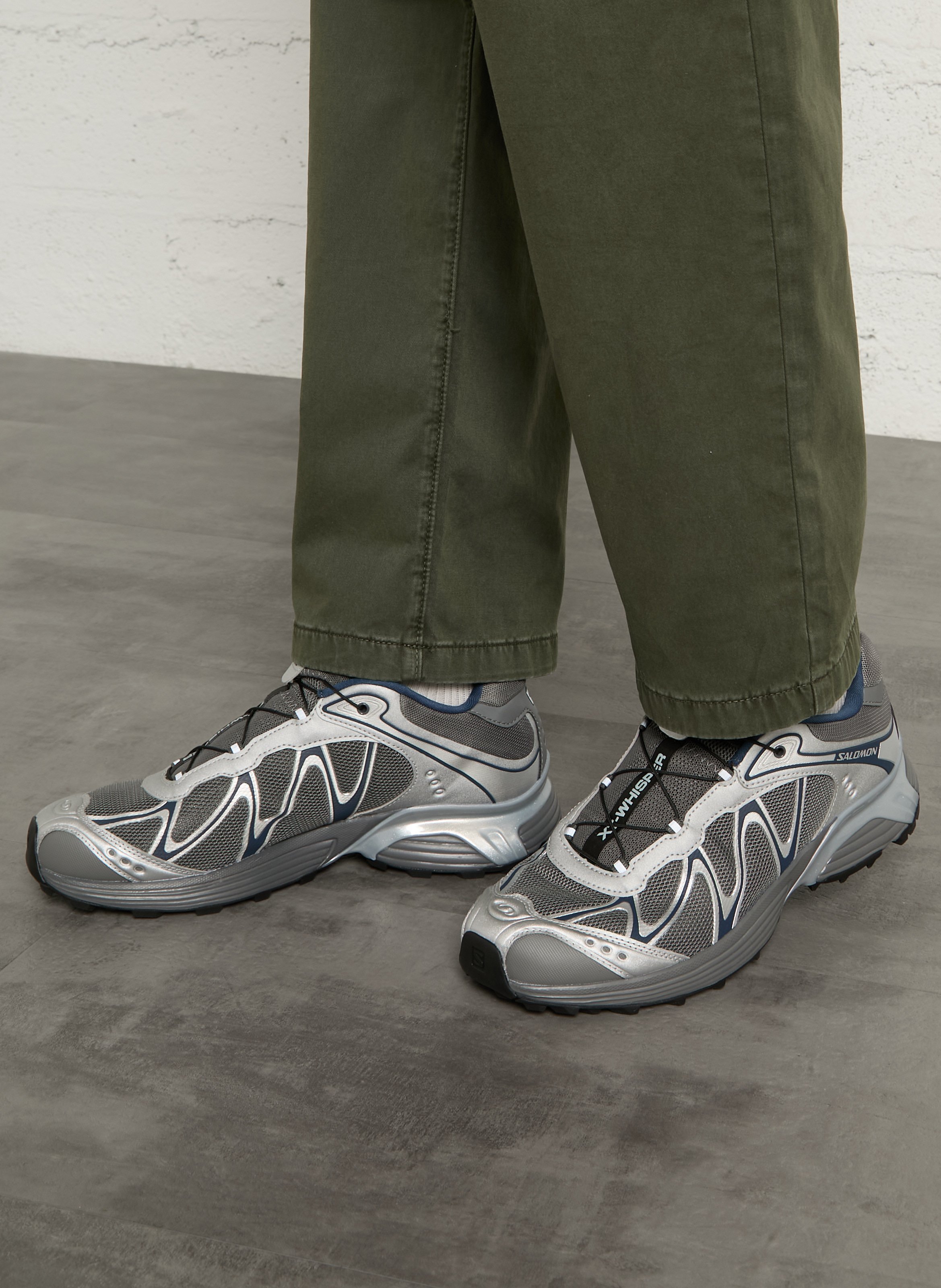 Niedrige Sneaker mit runder Spitze SALOMON Schwarz