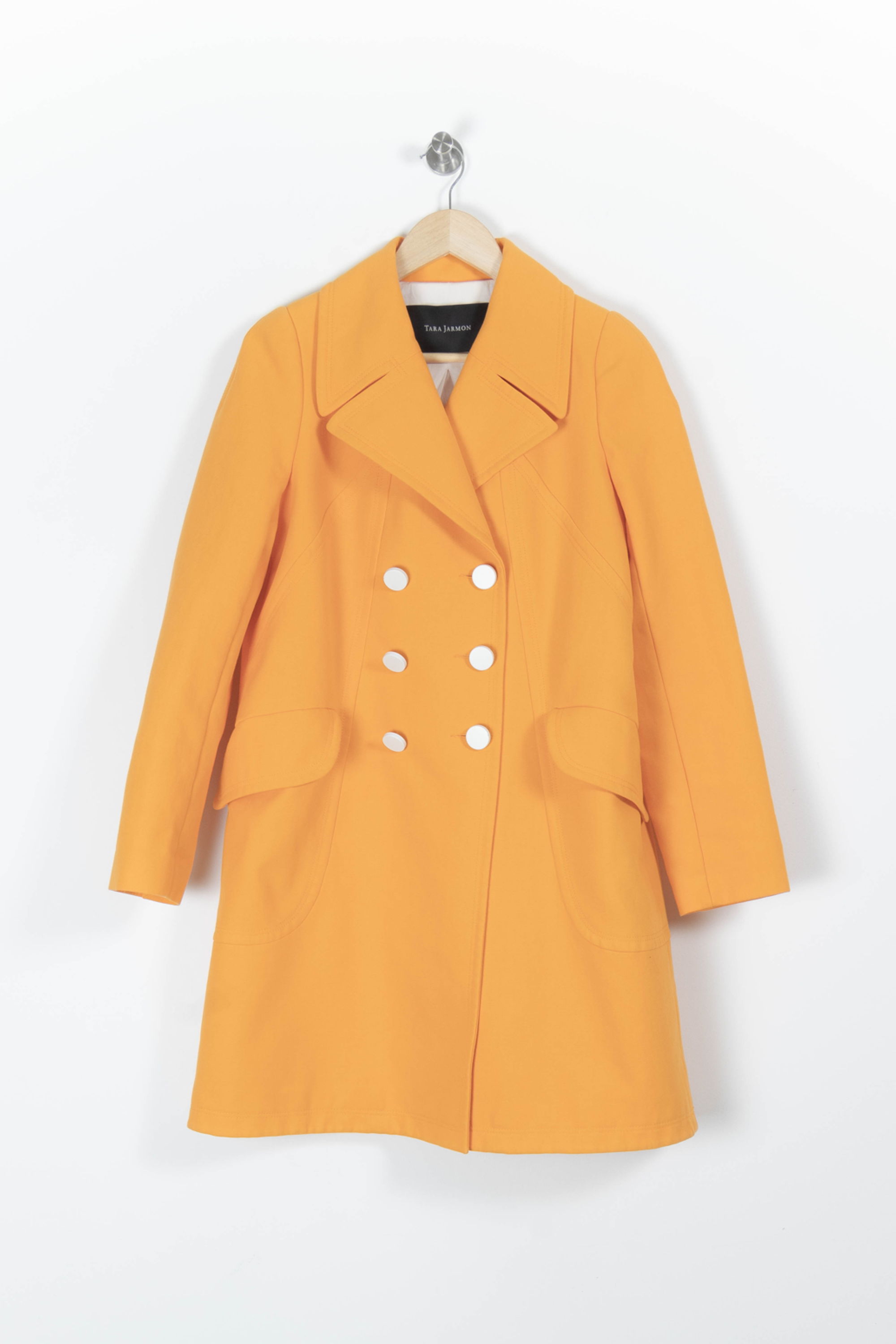 Long coat TARA JARMON - Seconde Main Orange