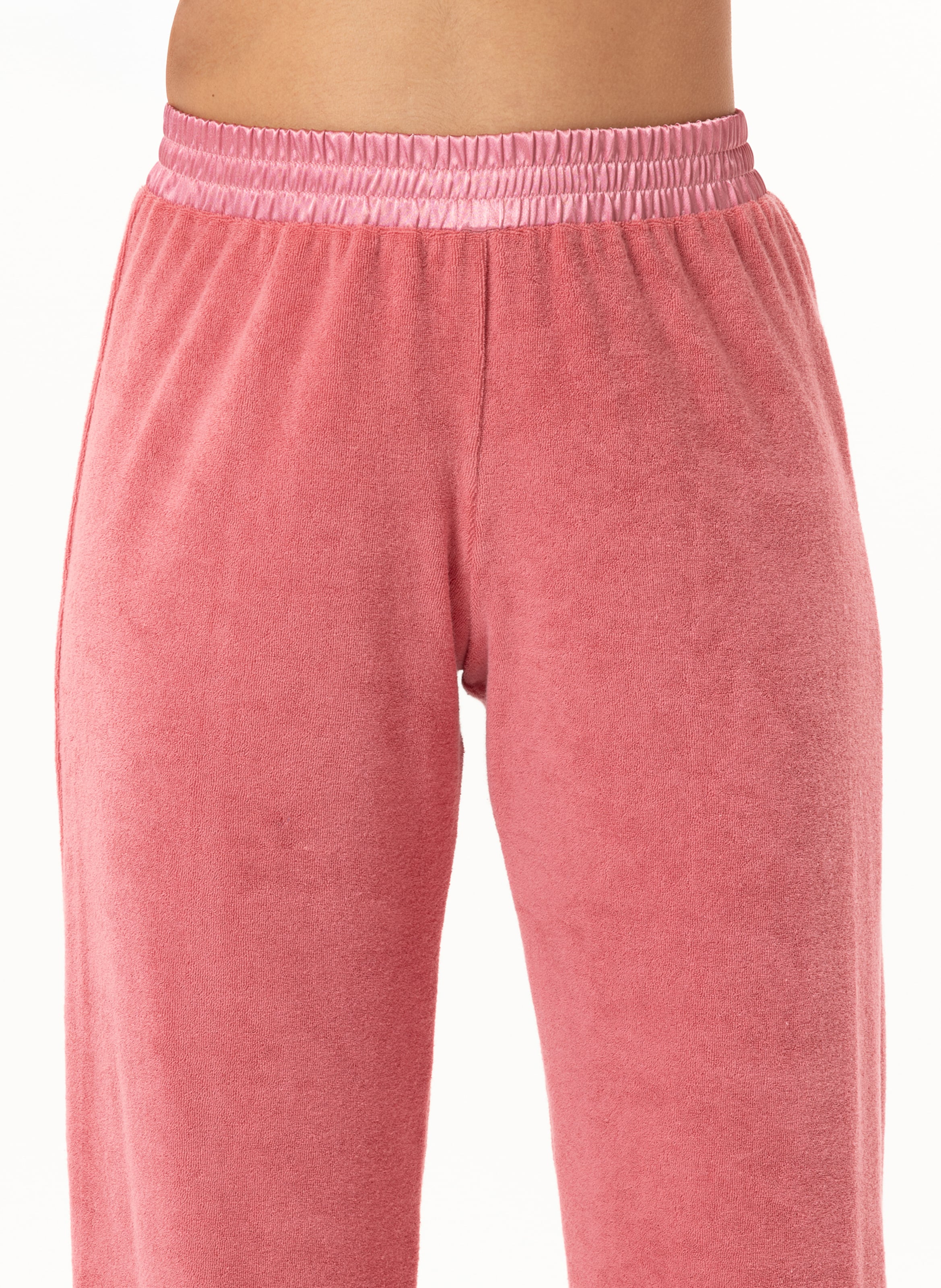 Zip-up homewear set in terry towelling LE CHAT Pink