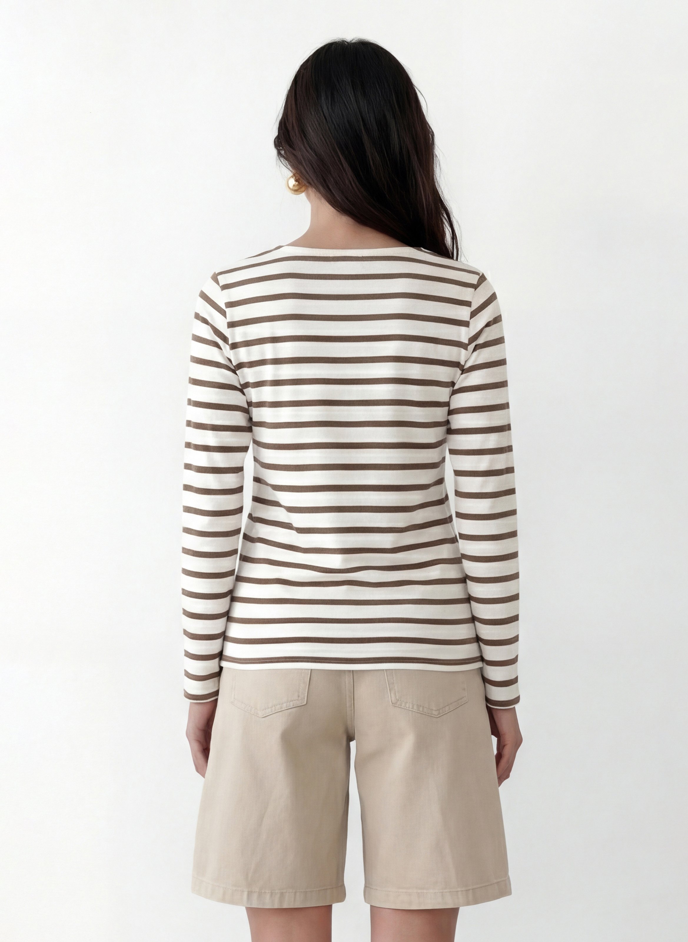 Tee-shirt ajusté en coton KOOKAI Blanc