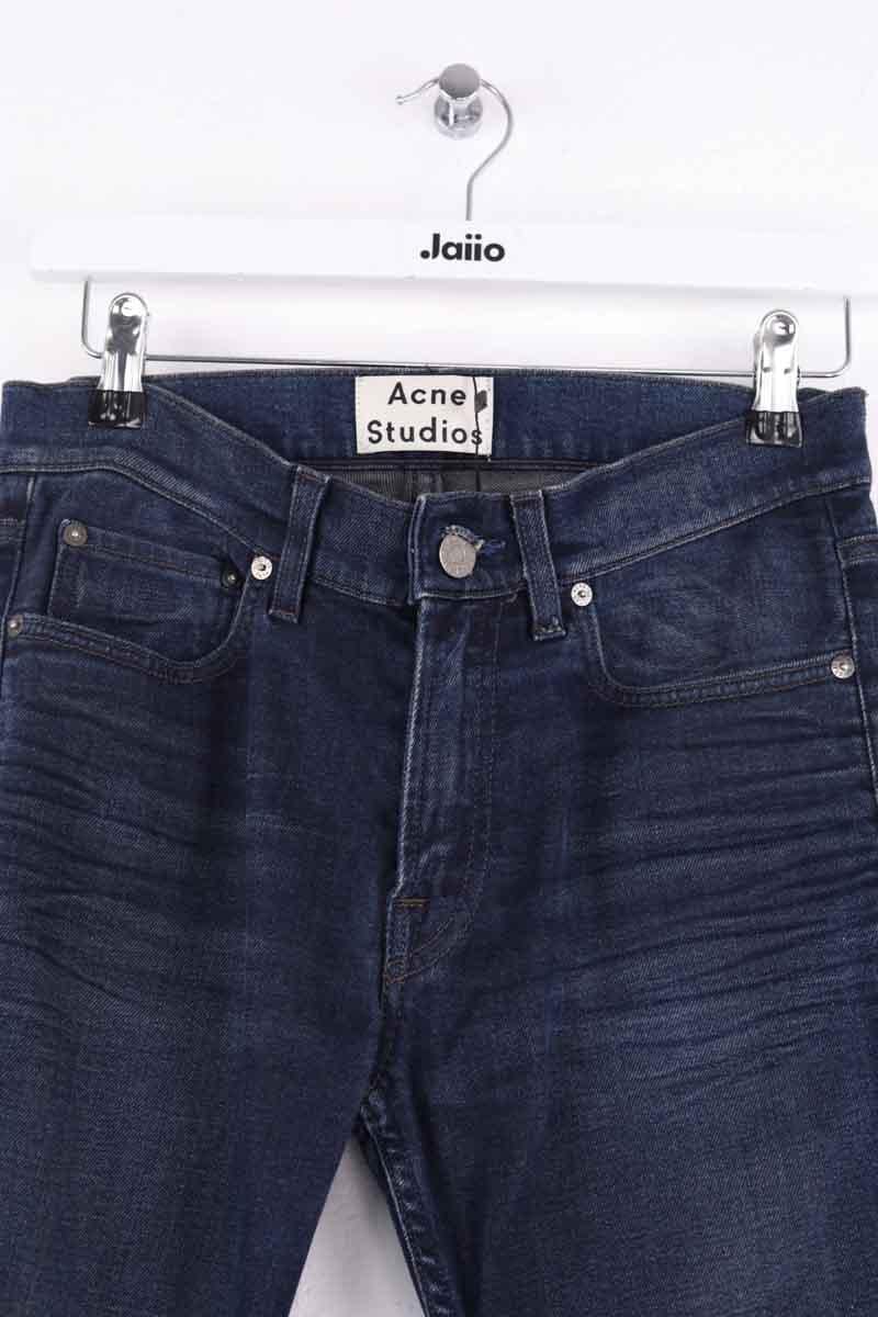 - Straight-leg jeans
- 5 pockets
- Straight cut
- Faded effect ACNE STUDIOS - Seconde Main Blue