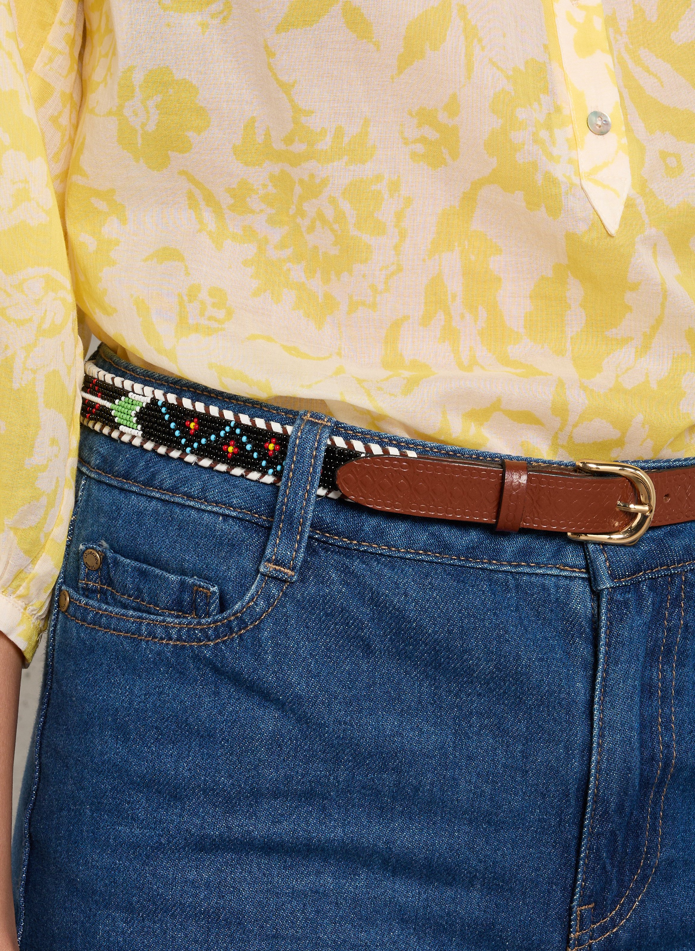 - Buckle closure. - Width: 3 cm.  BERENICE Black