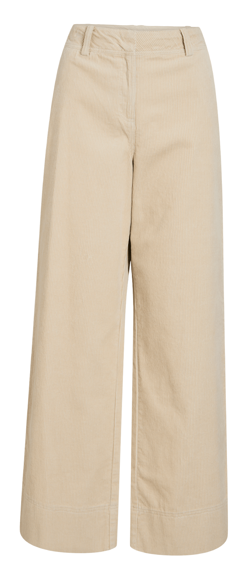 Pantalon large en velours côtelé ROUGE EDIT Beige