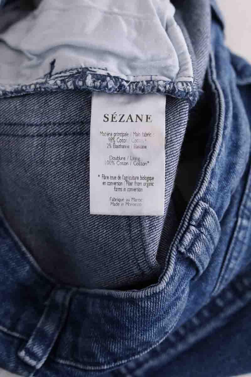 Straight jeans  SEZANE - Seconde main Blue