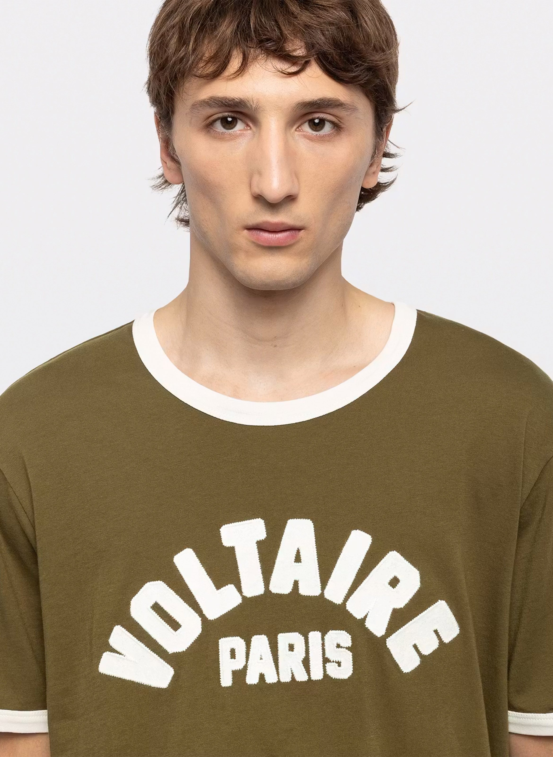 Tee-shirt droit à détail brodé ZADIG&VOLTAIRE Vert