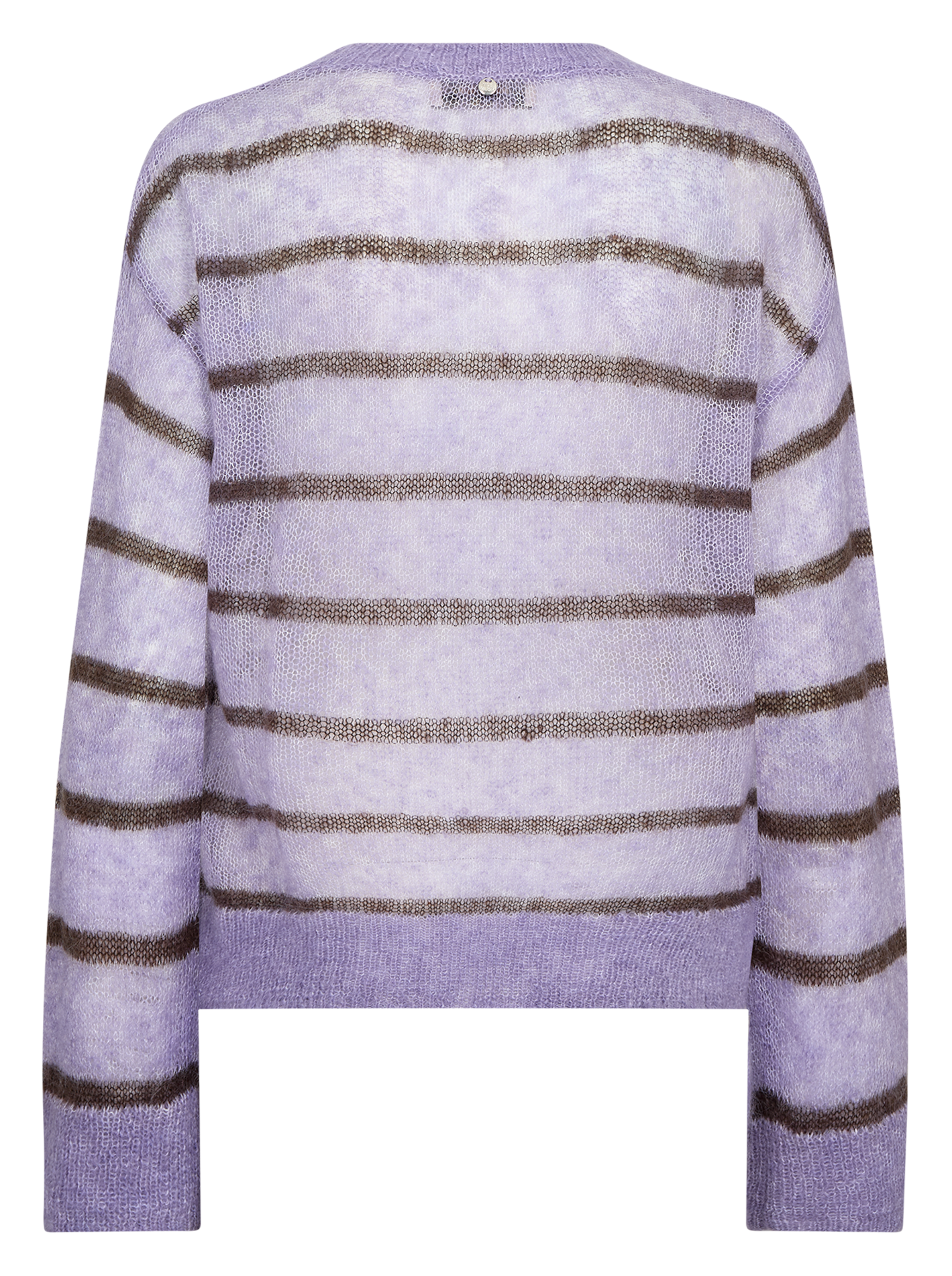 Pull droit en laine mélangée MOS MOSH Violet
