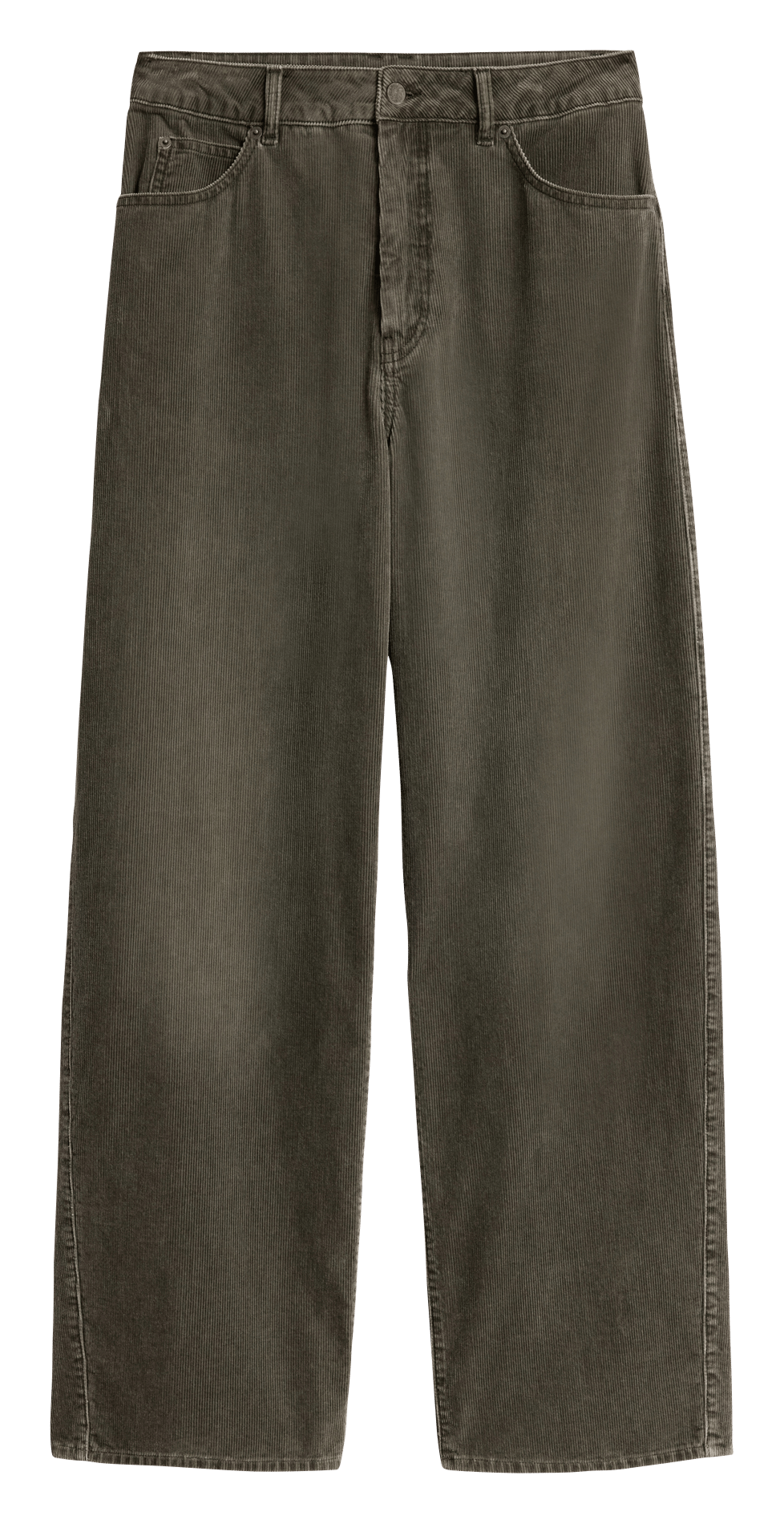 Weit geschnittene Cordhose SOEUR Grau