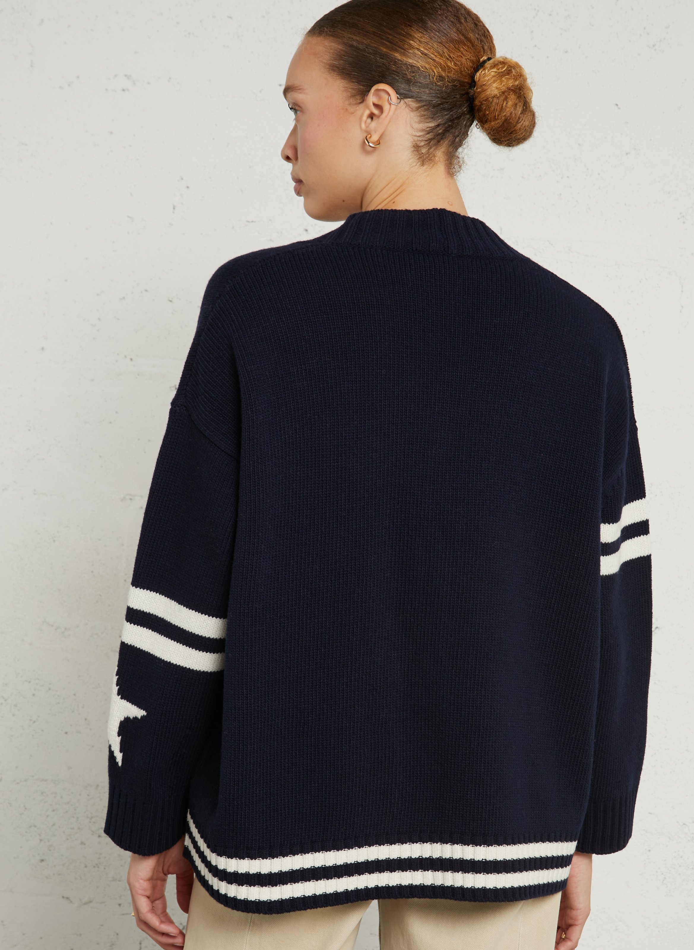 Long wool cardigan MAX MARA WEEK END Blue