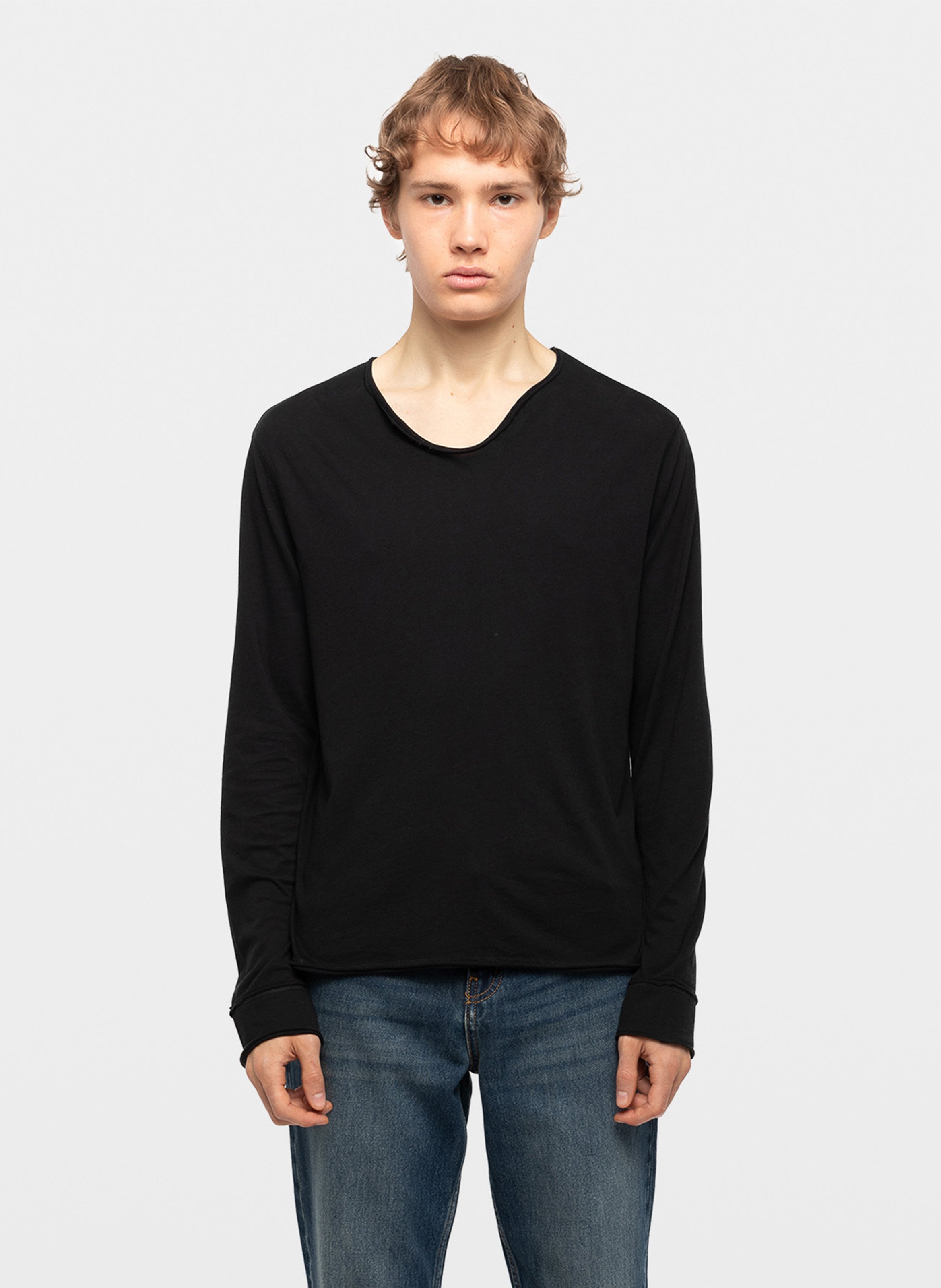 Gerade geschnittenes T-Shirt aus Baumwolle ZADIG&VOLTAIRE Schwarz