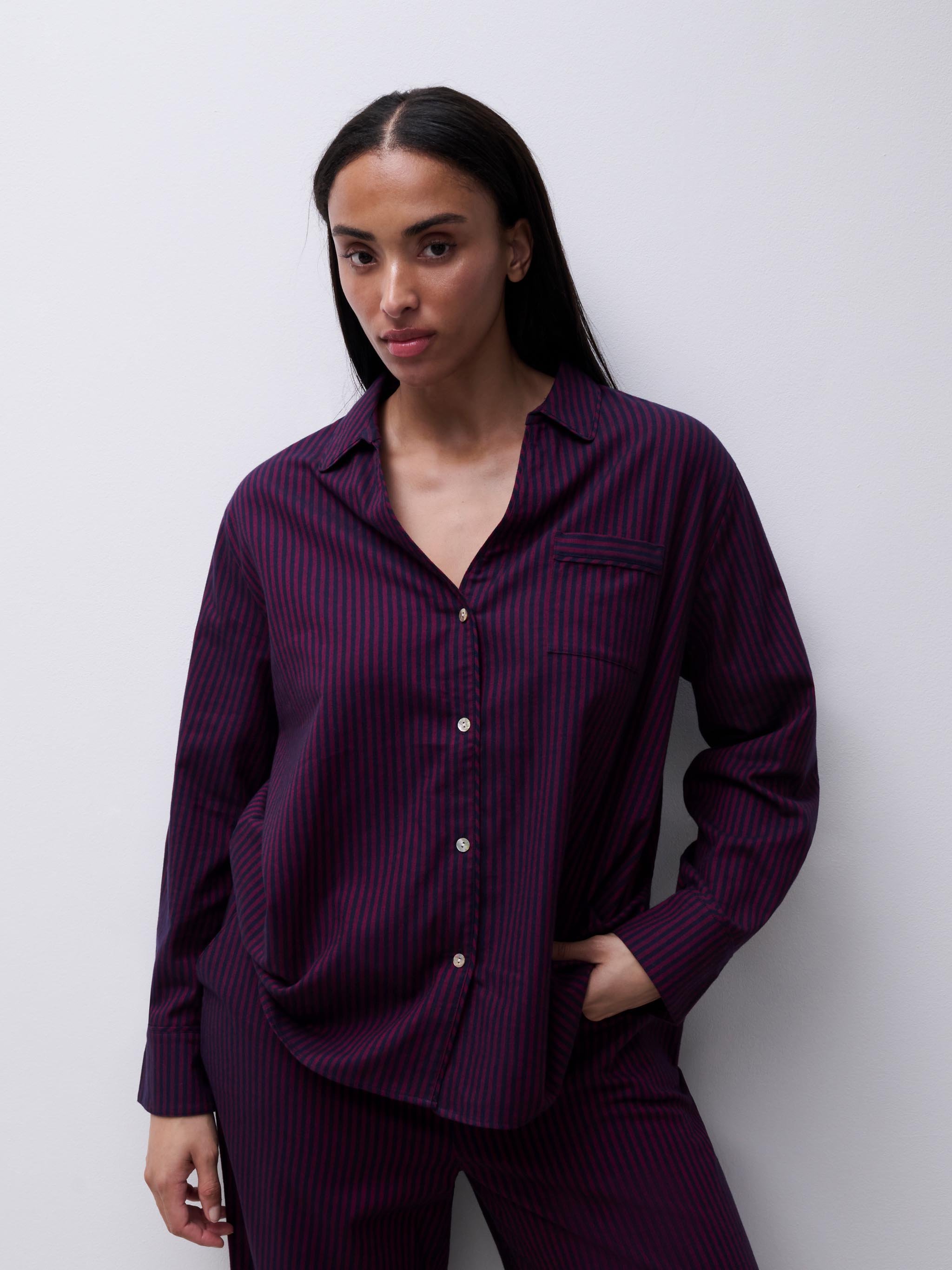 Long-sleeved shirt CHANTELLE Purple