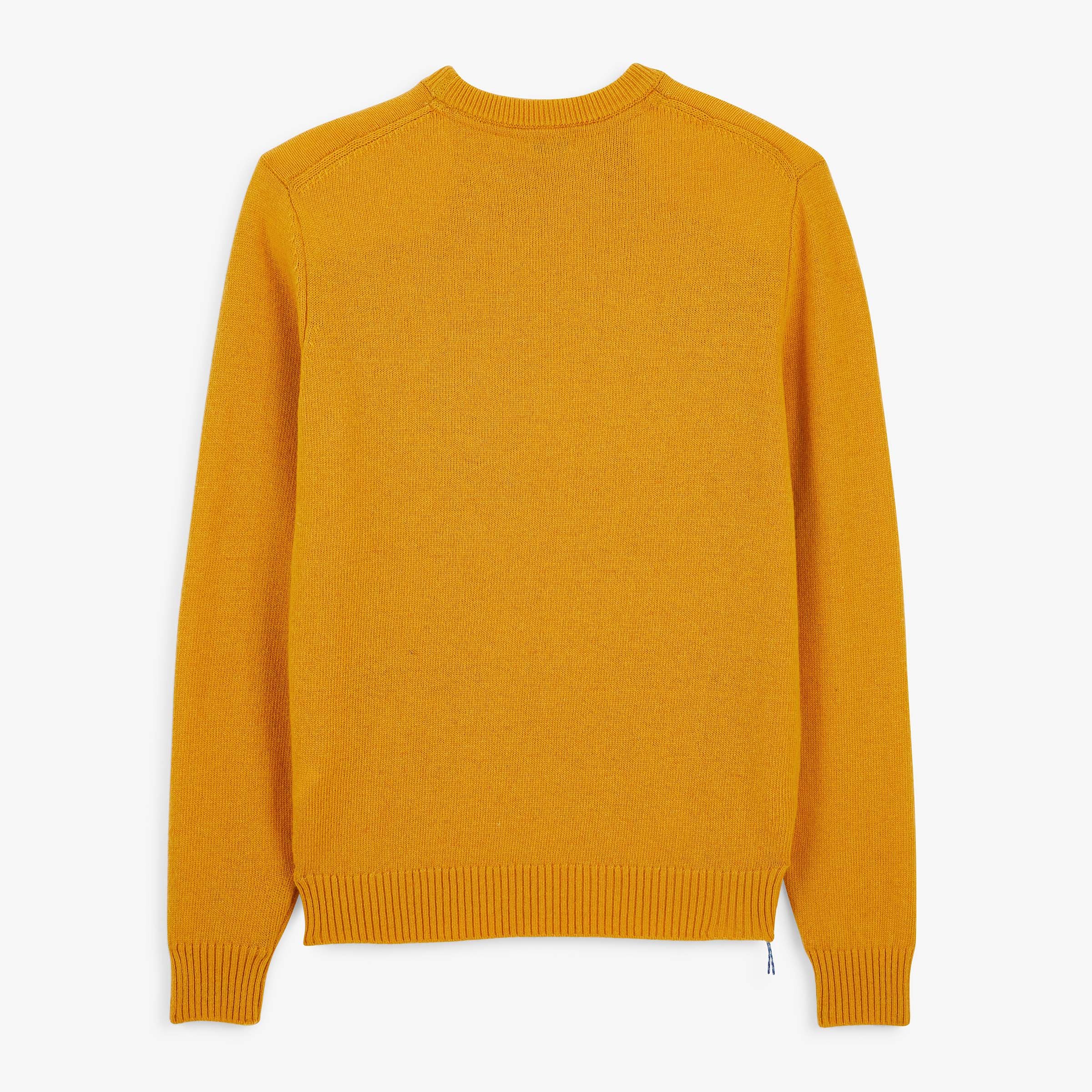 MADANI yellow crew-neck wool sweater SBPLAY SERGE BLANCO Yellow