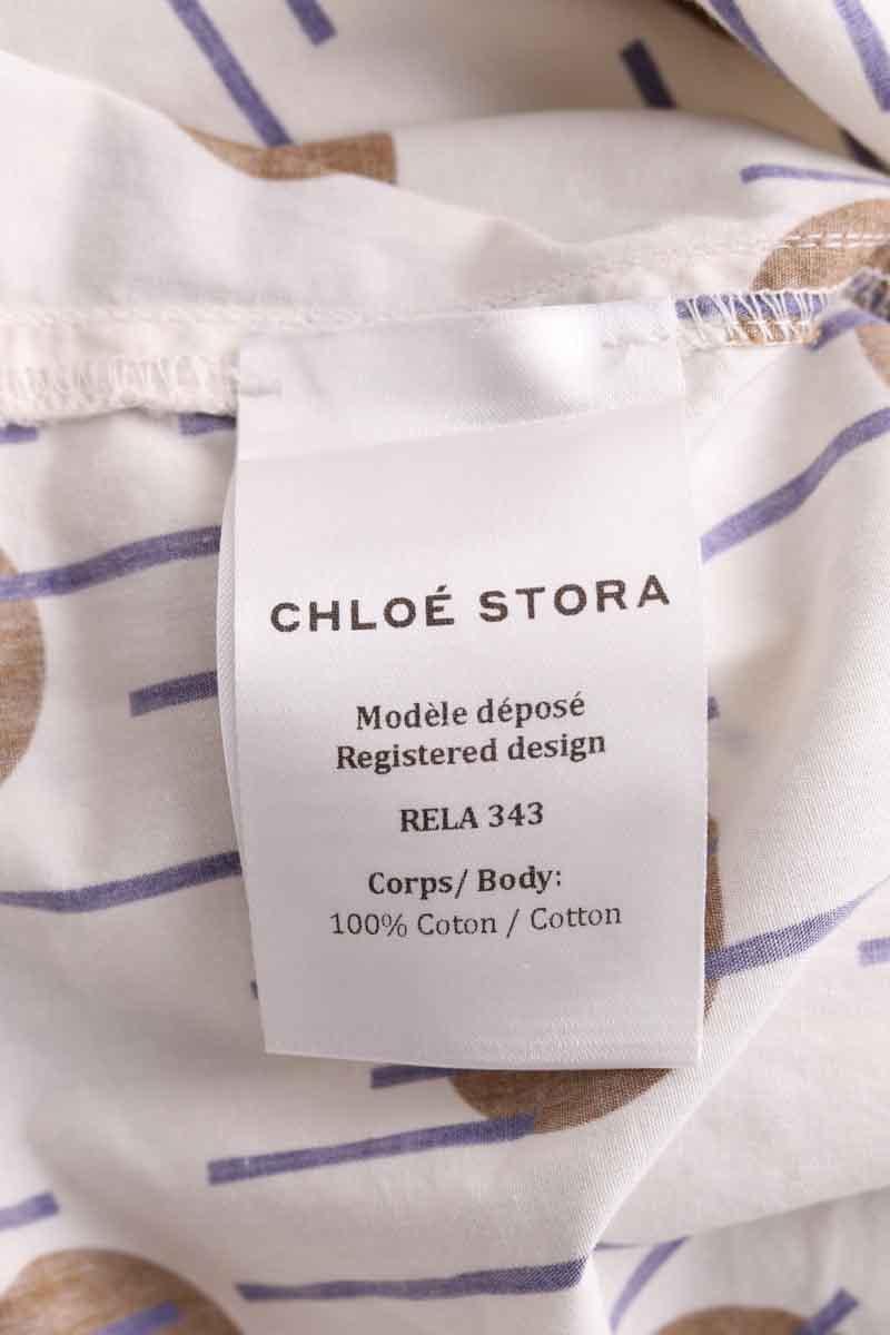 Straight-leg pants CHLOE STORA - SECONDE MAIN White