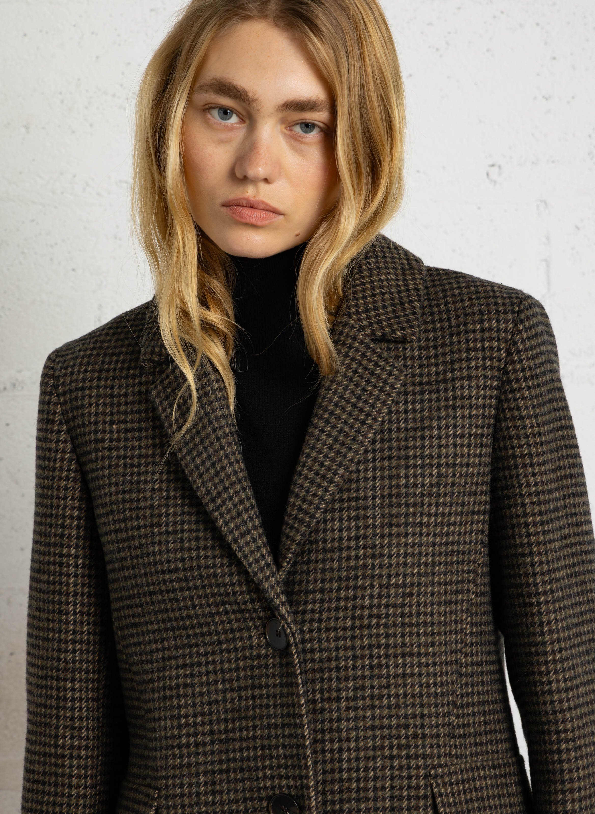 Printed coat MAISON 123 Khaki