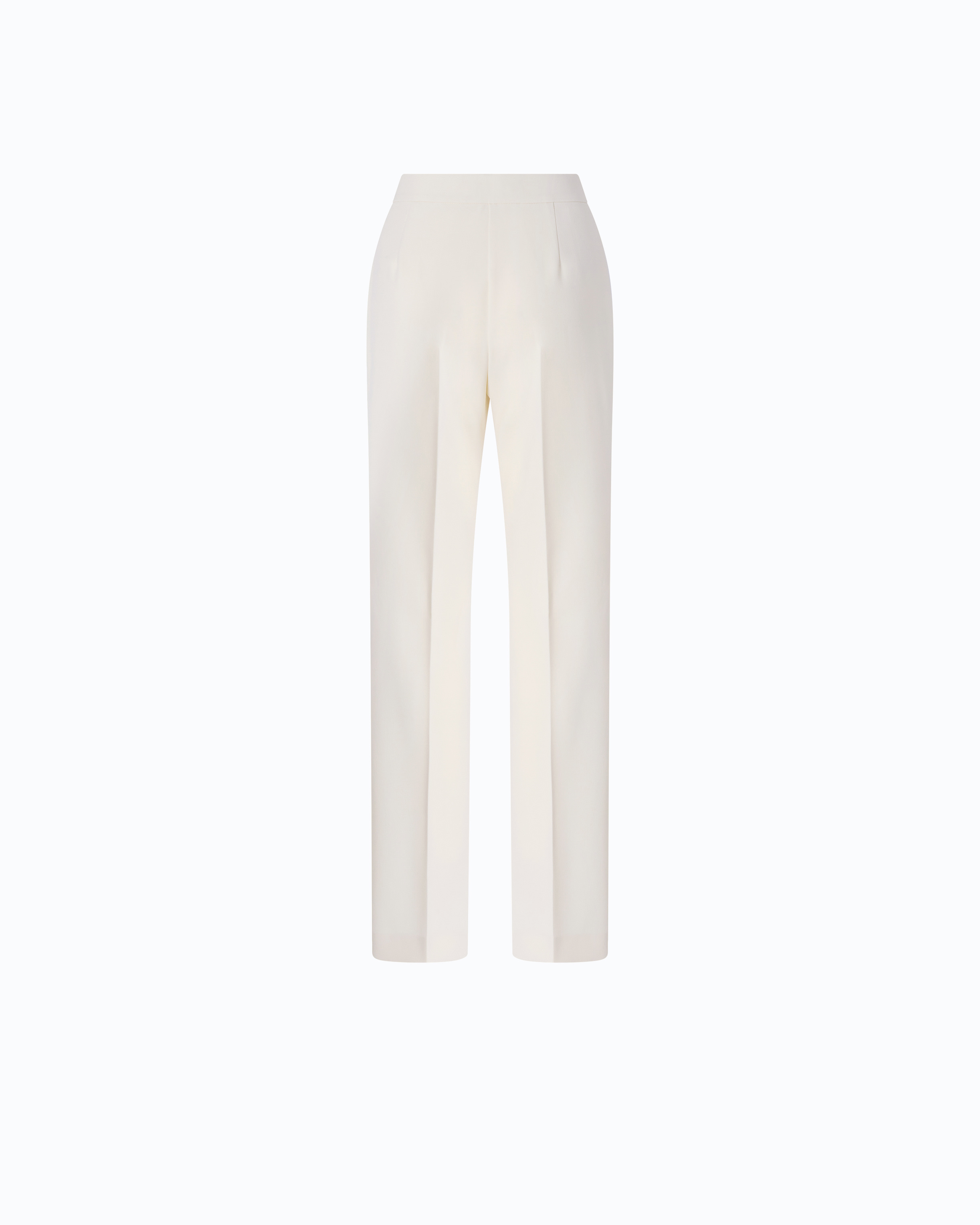 Trousers with prominent pleats PINKO White