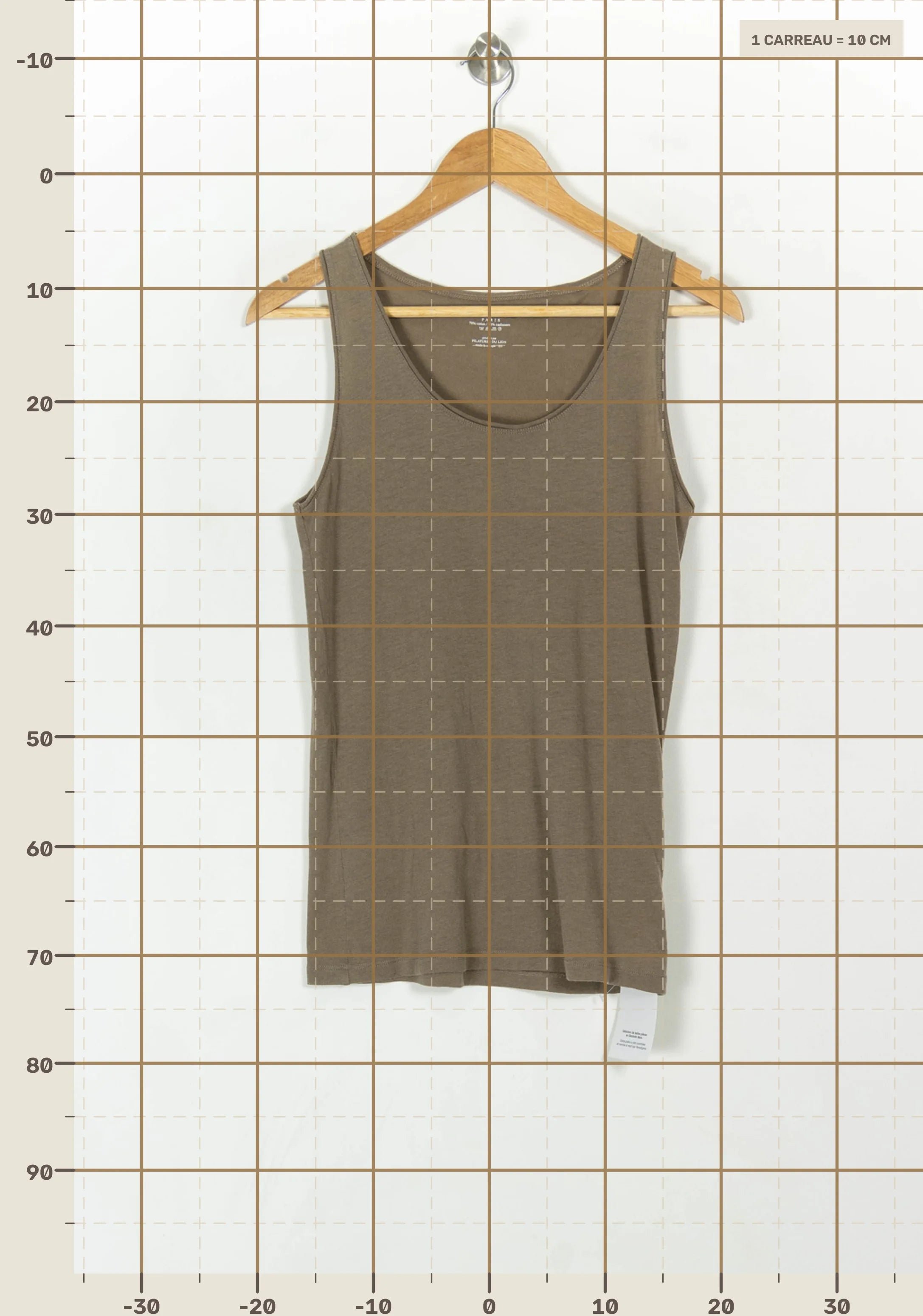 Top & tank top MAJESTIC FILATURES - SECONDE MAIN Beige