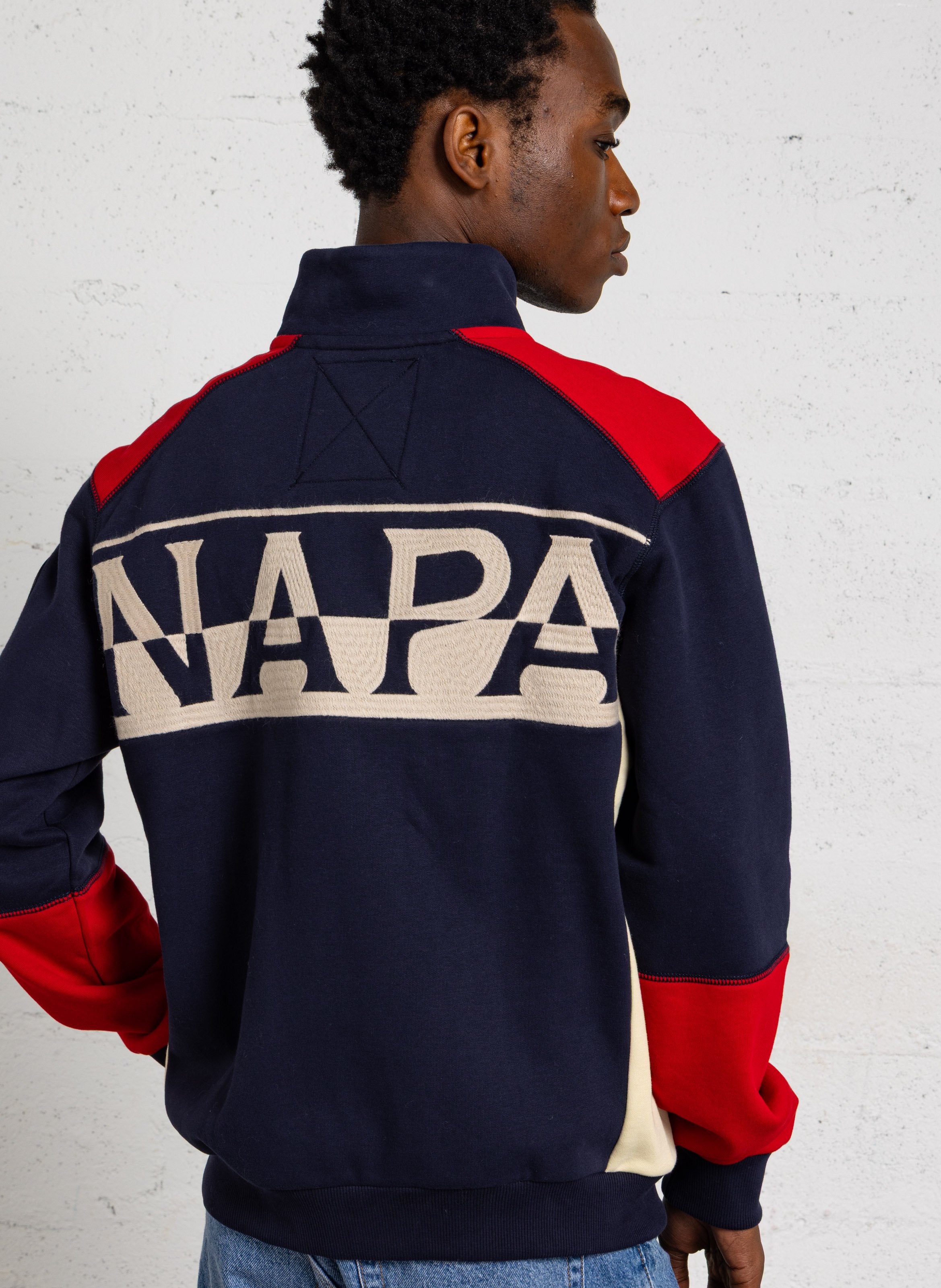 Weites Sweatshirt aus Baumwoll-Mix NAPAPIJRI Mehrfarbig