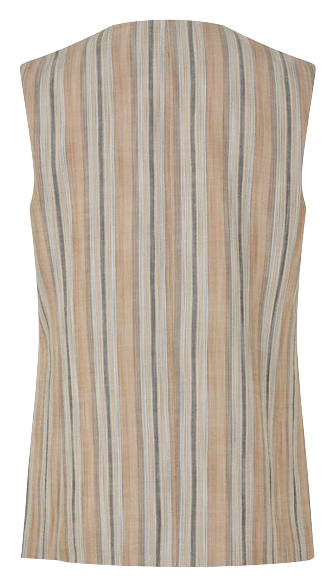 Striped sleeveless waistcoat SAMSOE SAMSOE Green