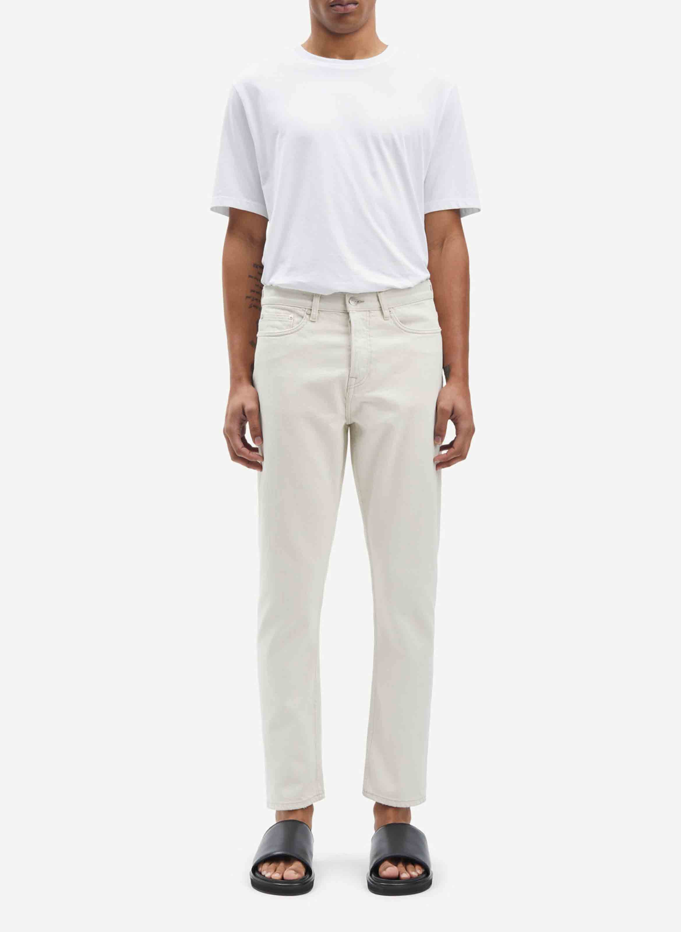 Jean droit  SAMSOE SAMSOE Blanc