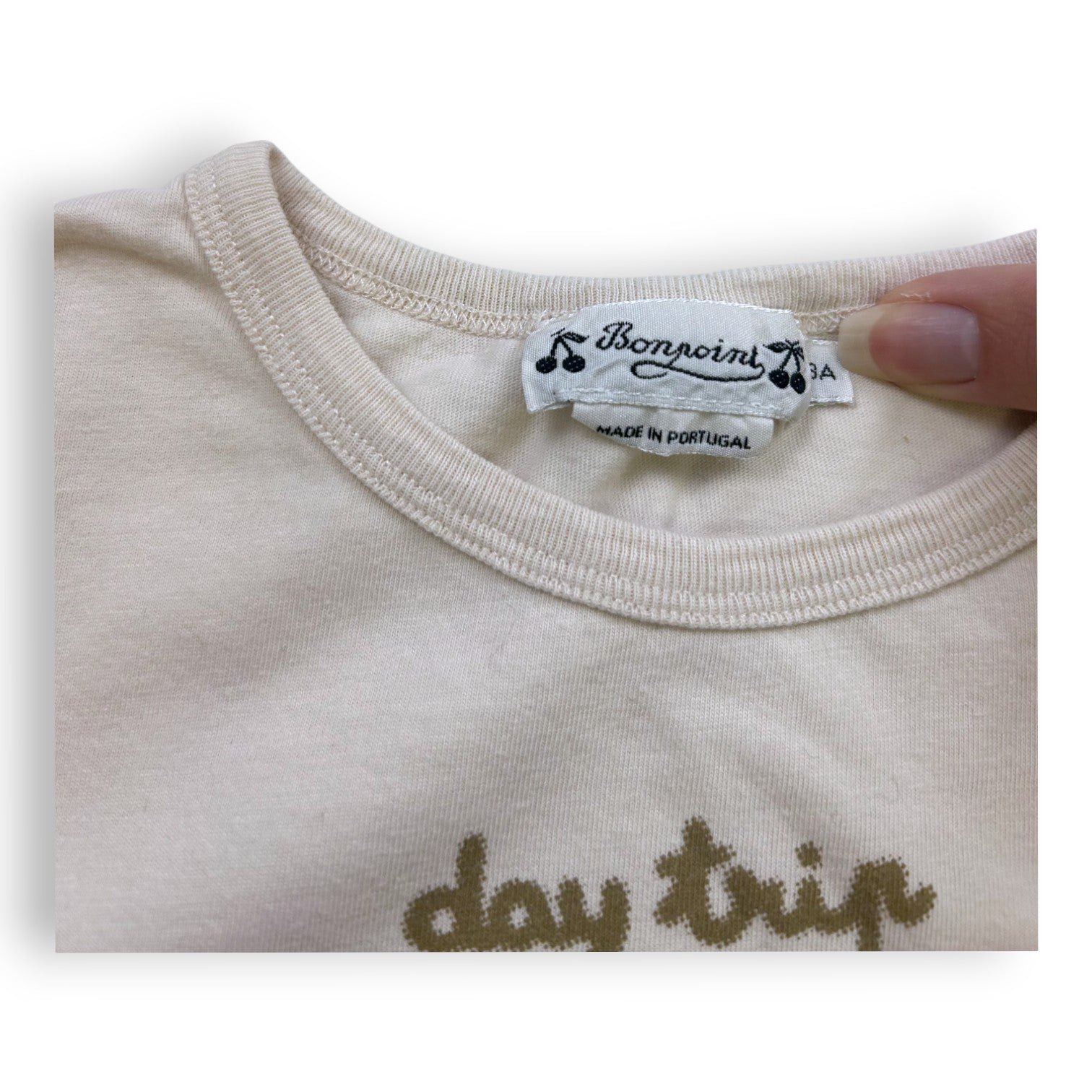 Beige Kids T-shirt - 3 years BONPOINT - Seconde Main Beige