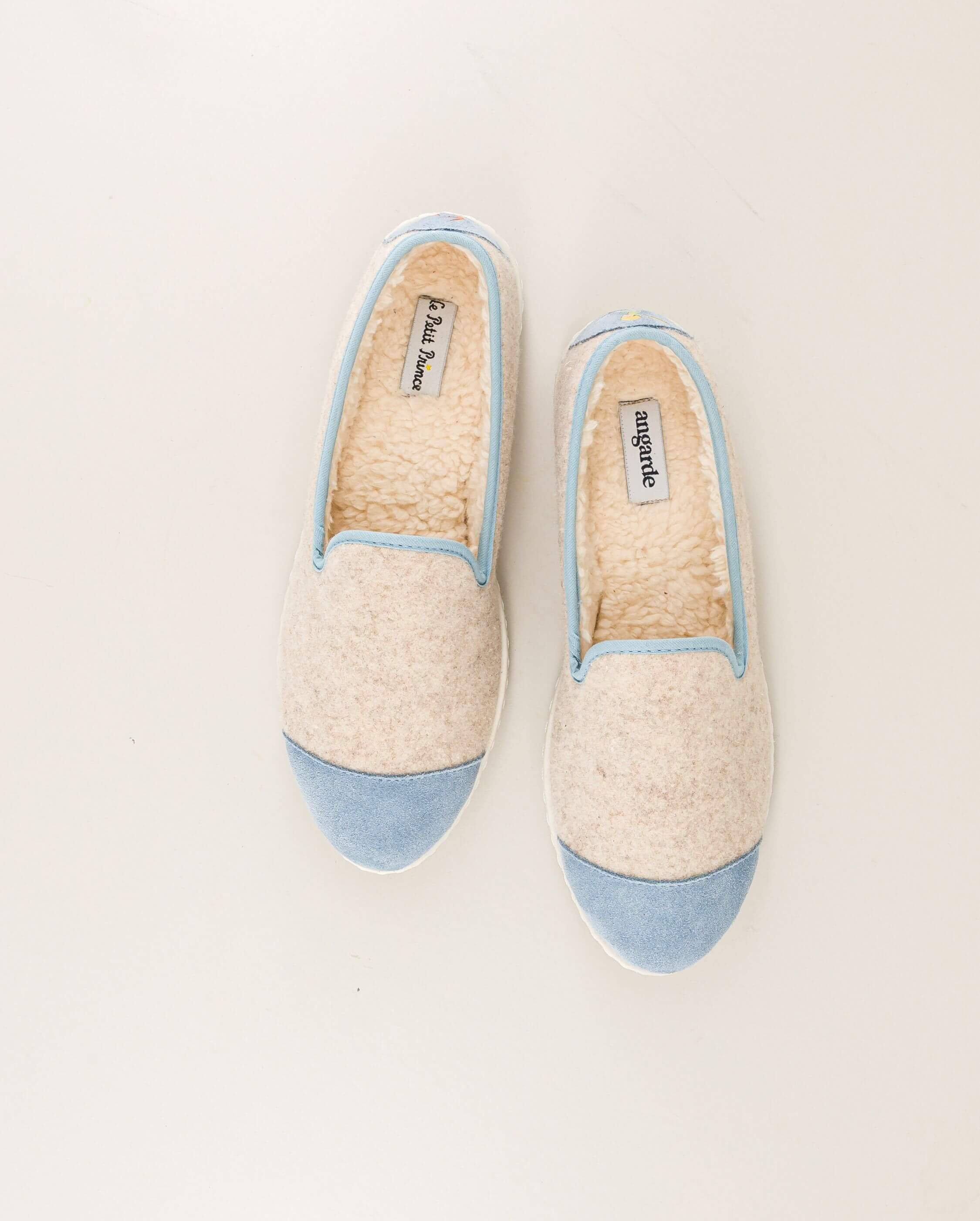Women's slippers collaboration with the little prince ANGARDE Beige