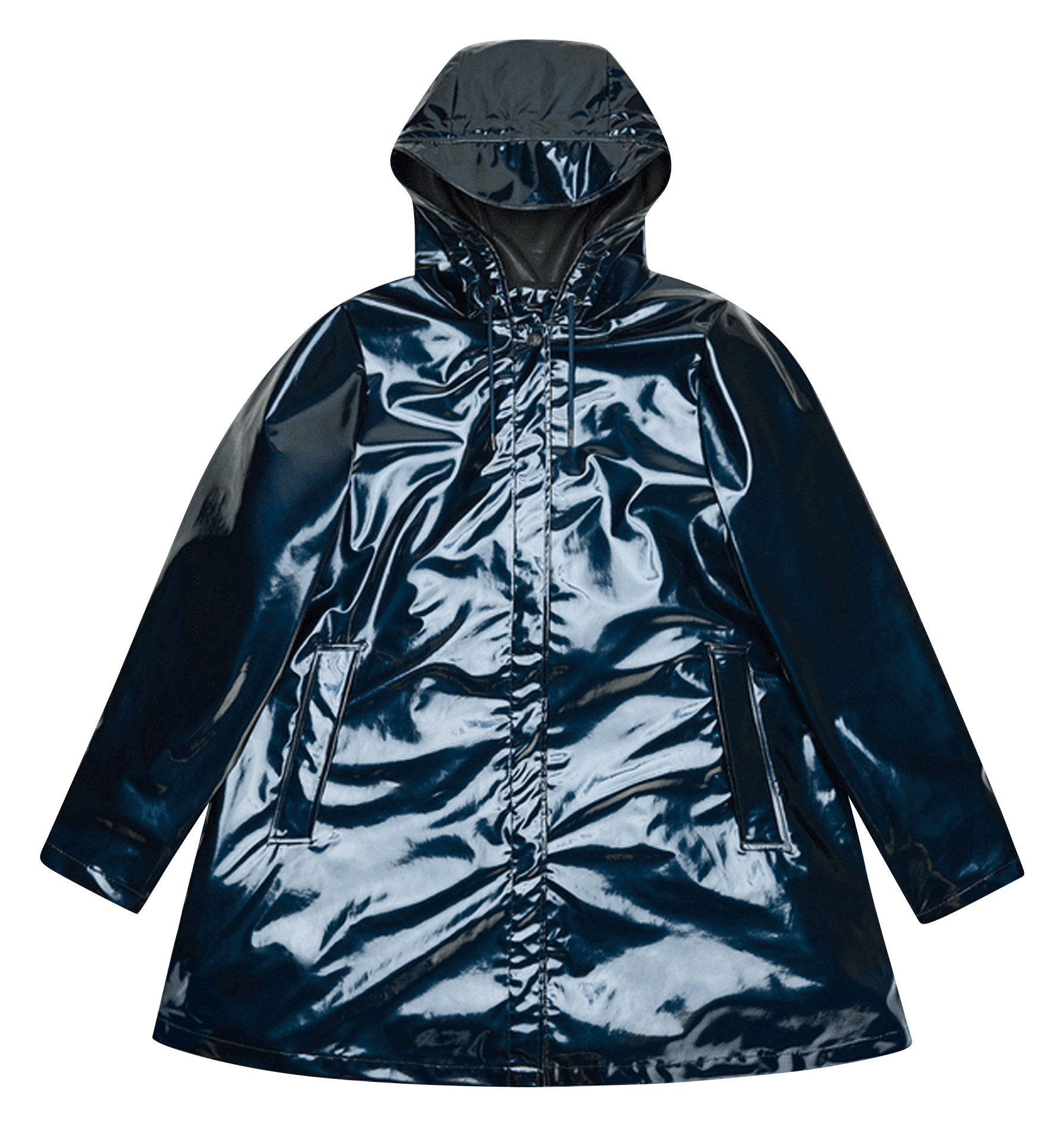Hooded jacket RAINS Blue